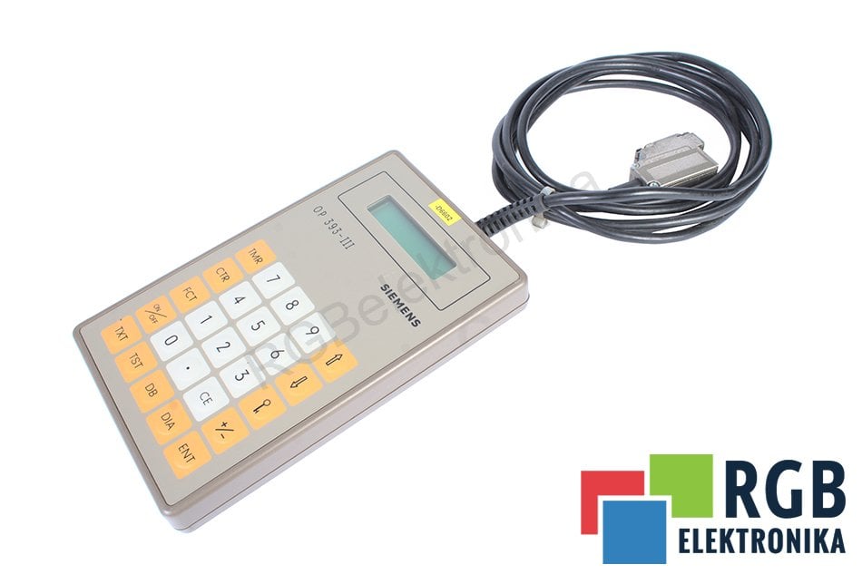 SIEMENS 6ES5393-0UA15 PANNEAU DE COMMANDE 