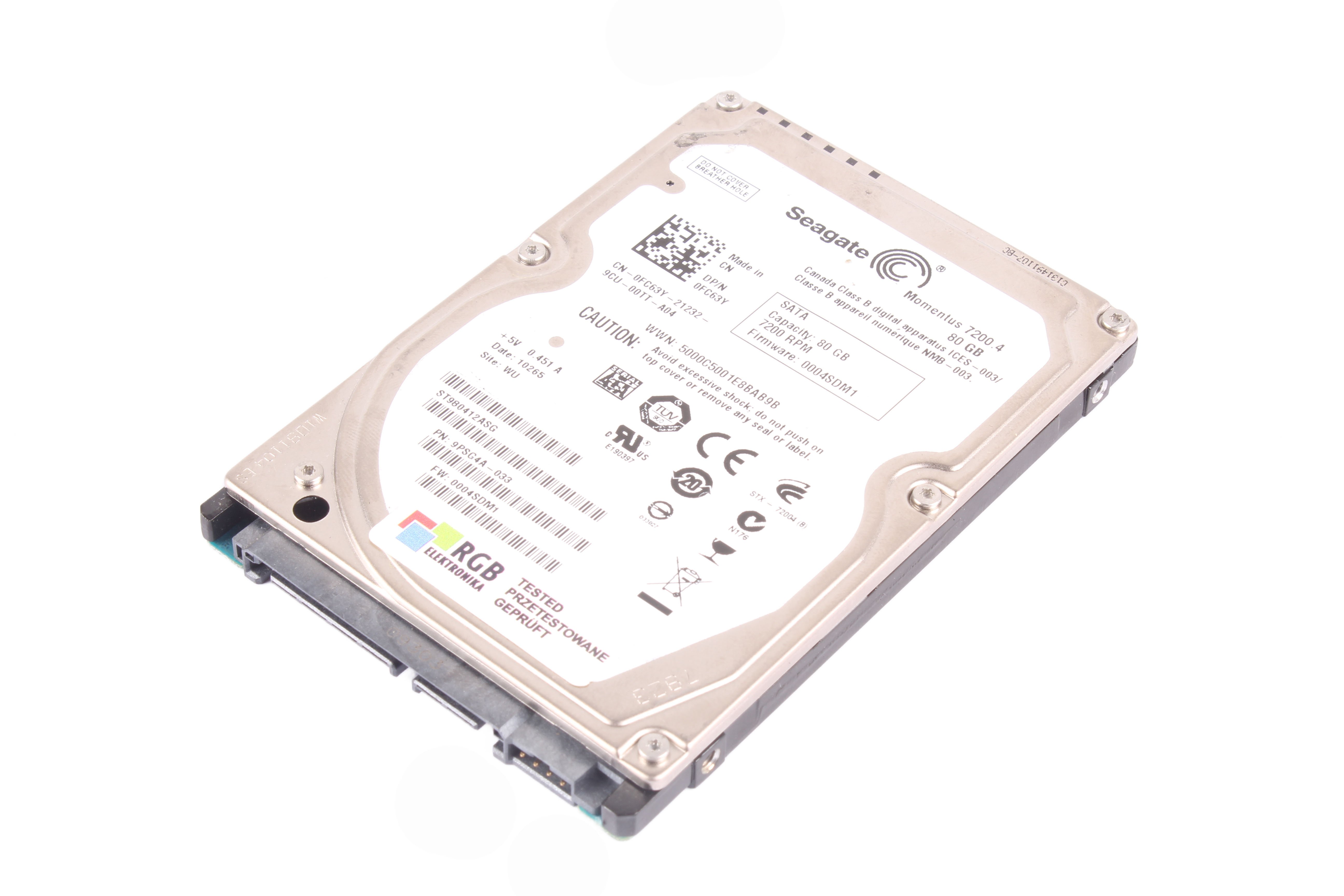 SEGATE ST980412ASG 80GB DYSK HDD 