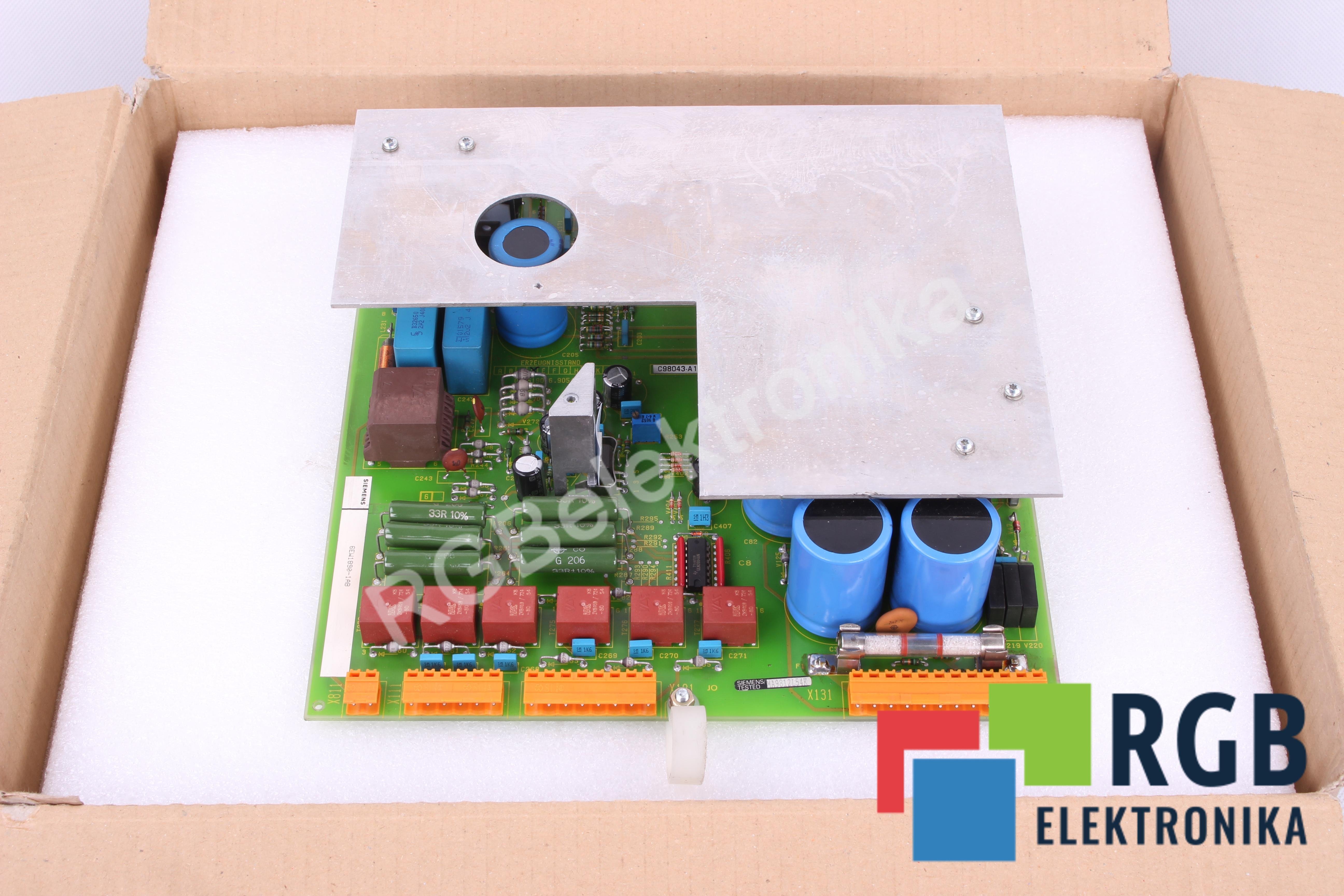SIEMENS 6EW1890-1AB ALIMENTATORE 