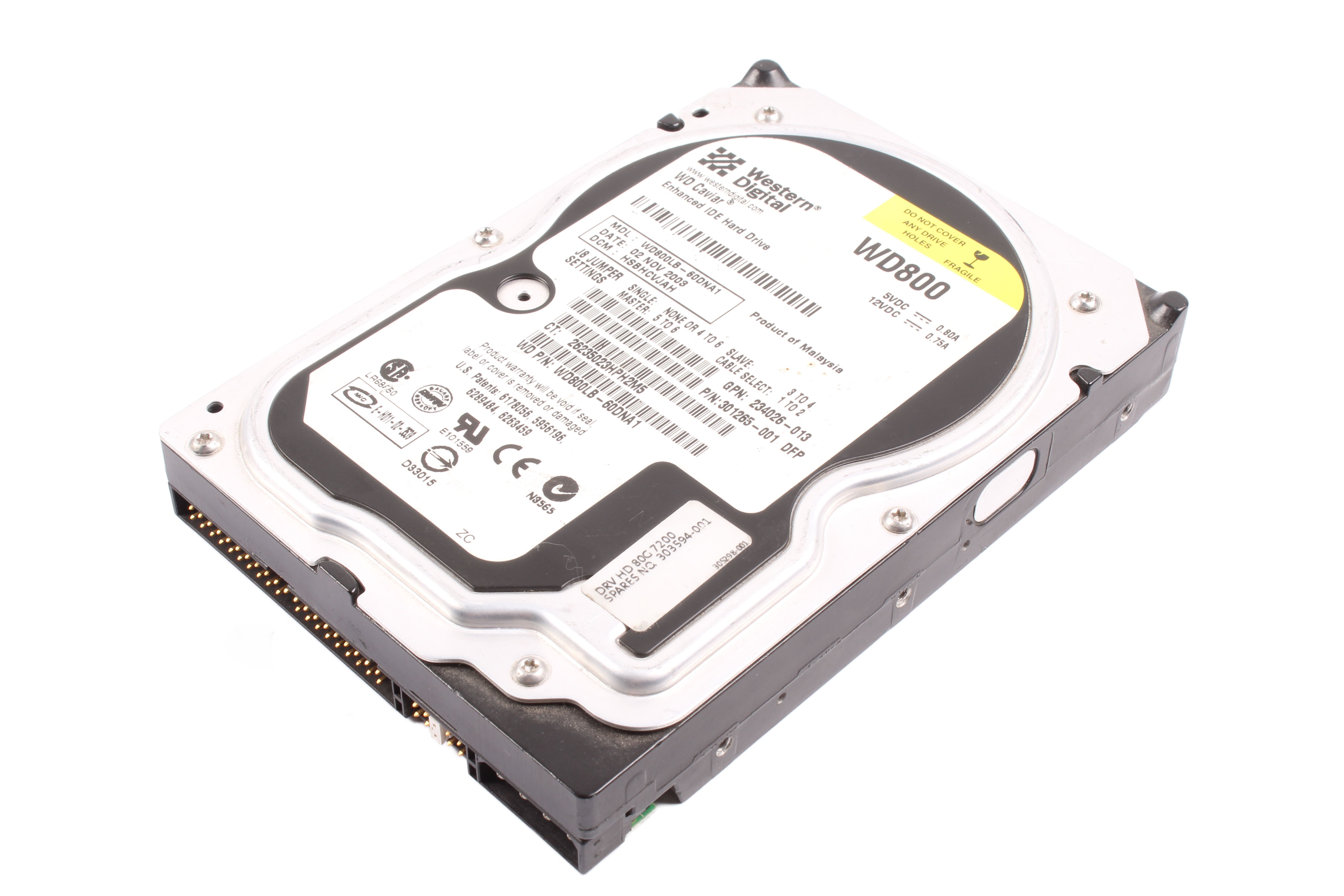 WESTERN DIGITAL WD800LB-60DNA1 80 GB DYSK HDD 