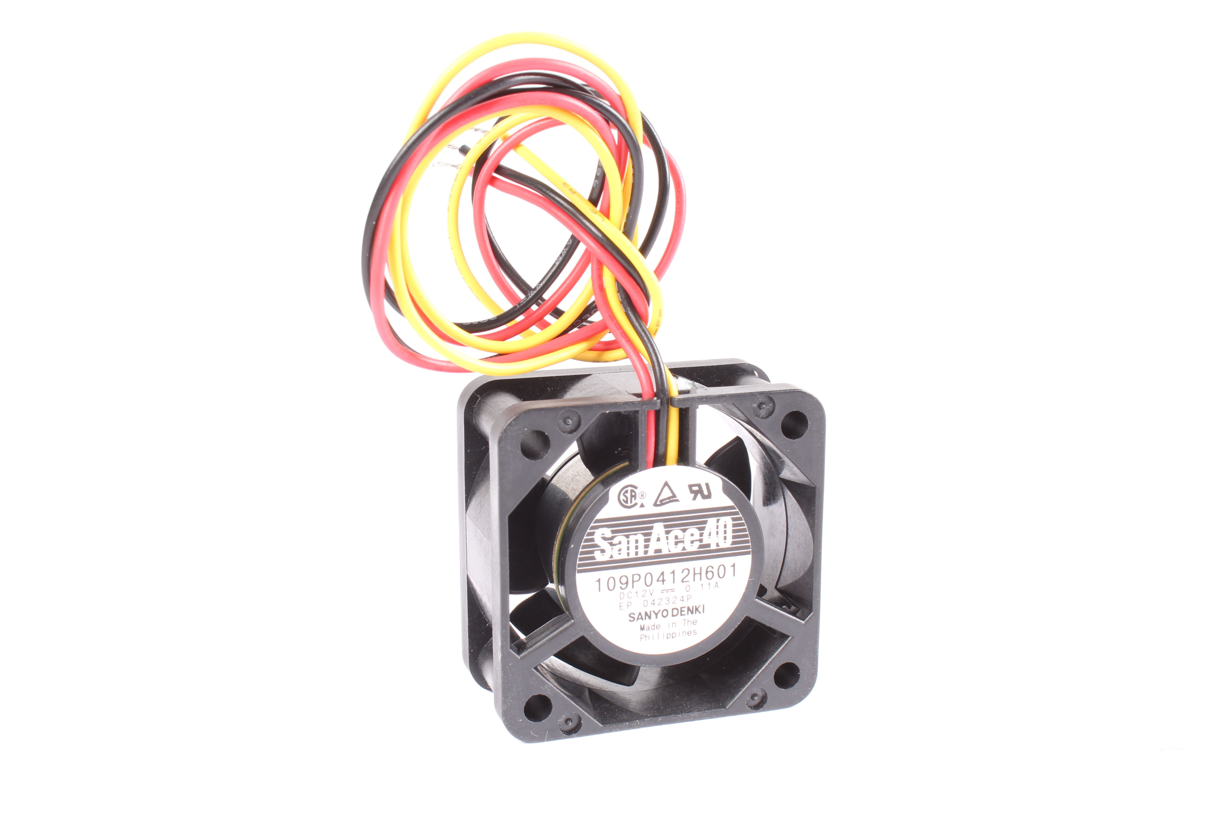 SANYO DENKI 109P0412H601 40X40X20MM 12VDC VENTILATORE ASSIALE 12V 0.11A 40 MM 20 MM 40 MM 
