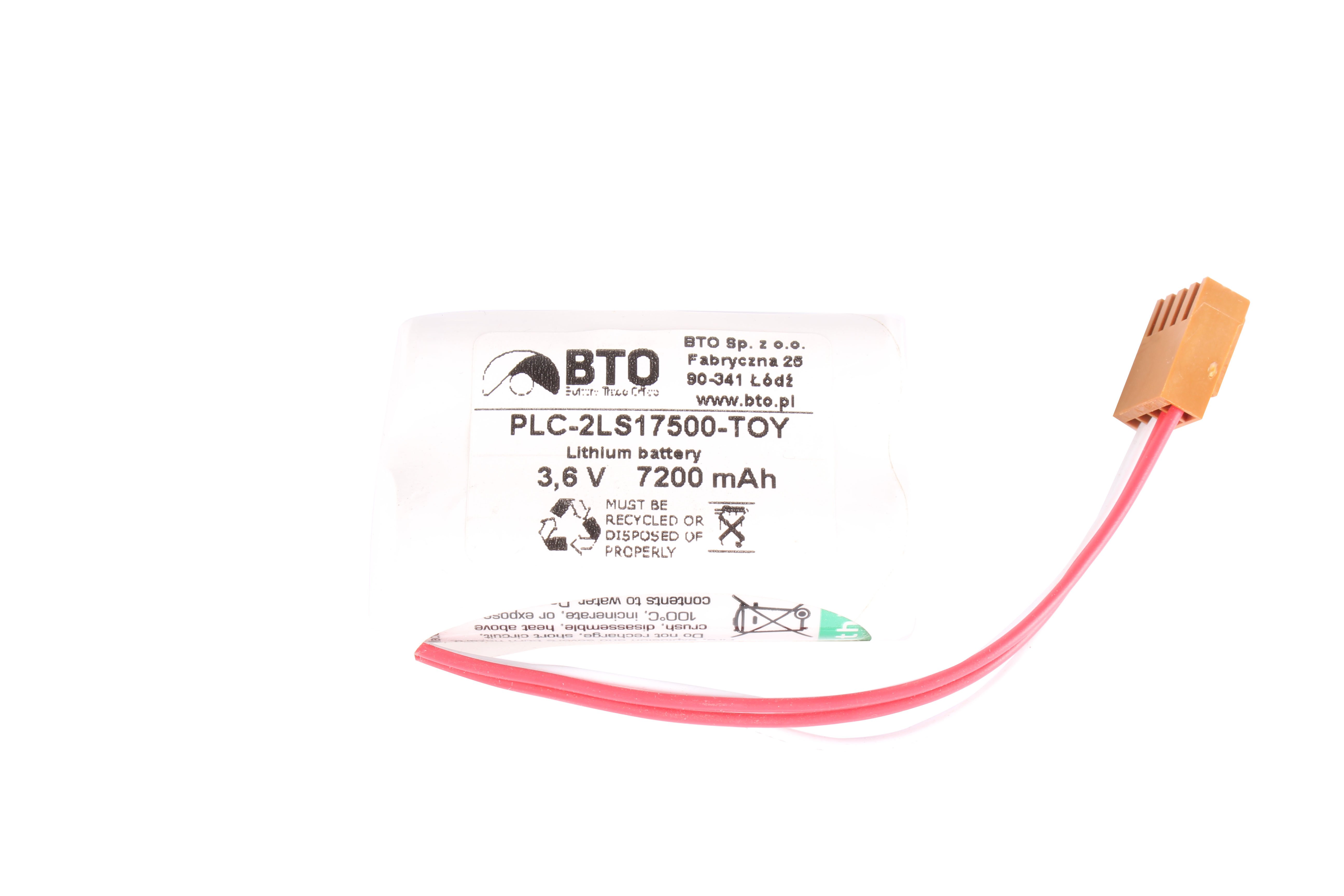 LA BATTERIE PUR 2LS17500-TOY PLC-2LS17500-TOY 3.6V 7200 MAH REMPLACEMENT