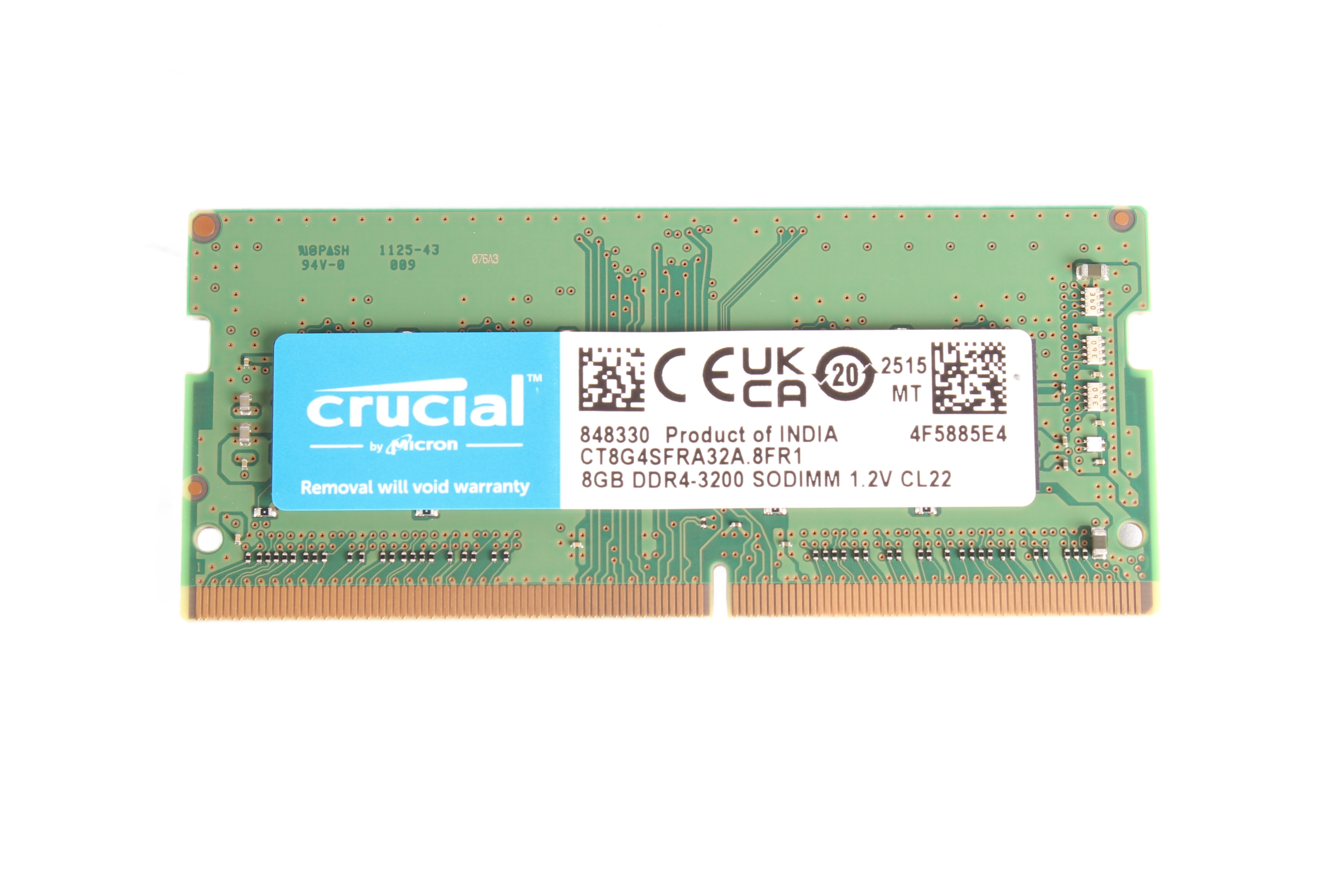 MICRON CT8G4SFRA32A.8FR1 8GB DDR4-3200 SODIMM 1.2V CL22 