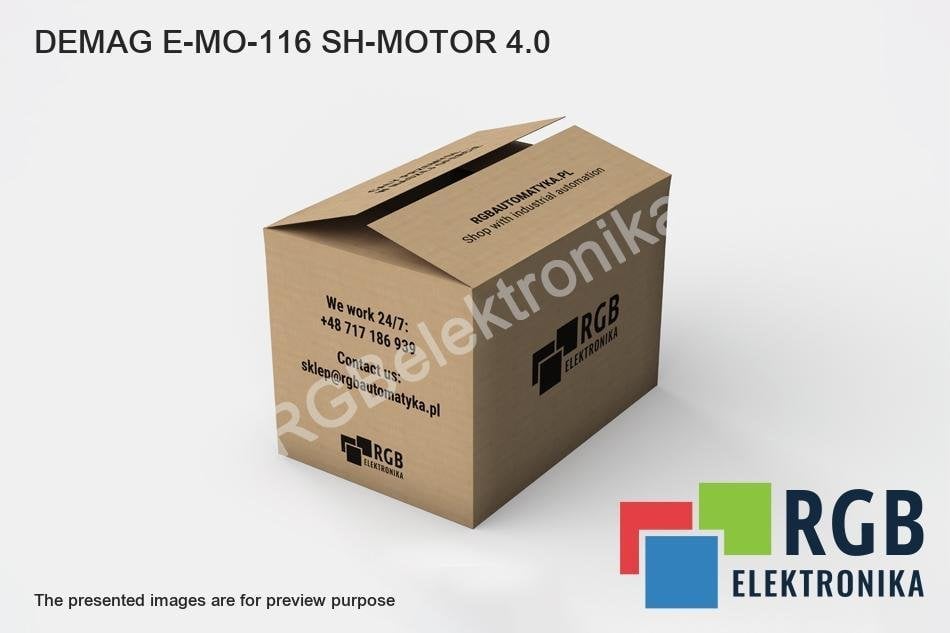 DEMAG E-MO-116 SH-MOTOR 4.0 MOTEURS A COURANT CONTINU 