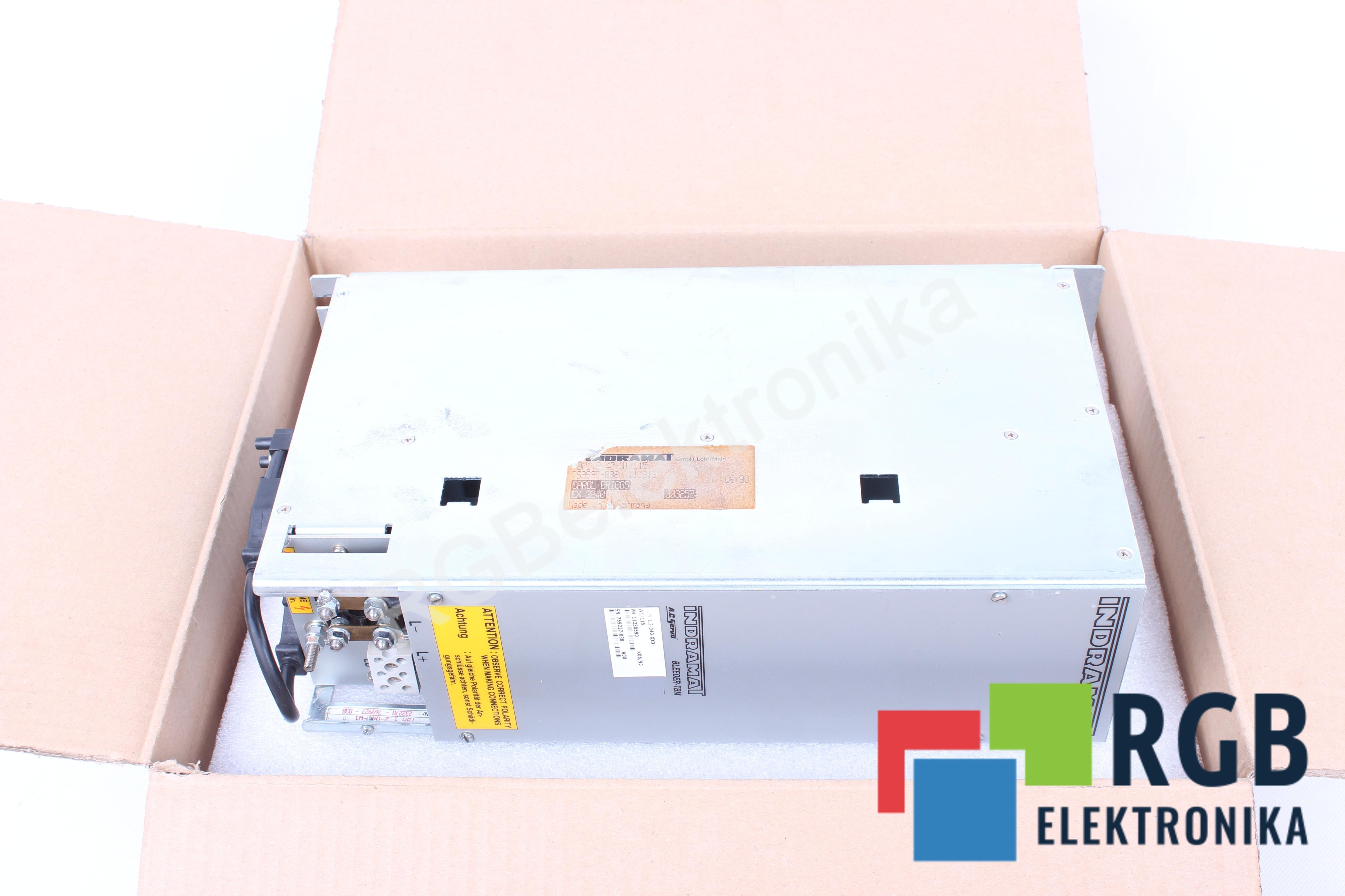 BLEEDER-TBM TBM1.2-040-XXX-W1/115 INDRAMAT 