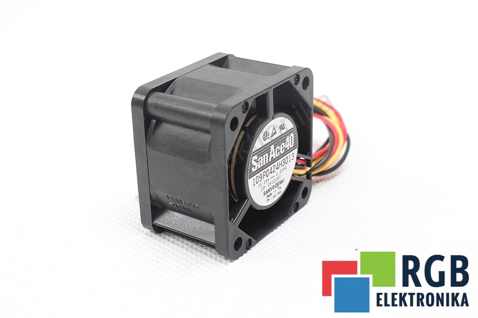 SANYO DENKI 109P0424H3013 VENTILATORE ASSIALE 24V 0.95A 40 MM 28 MM 40 MM 