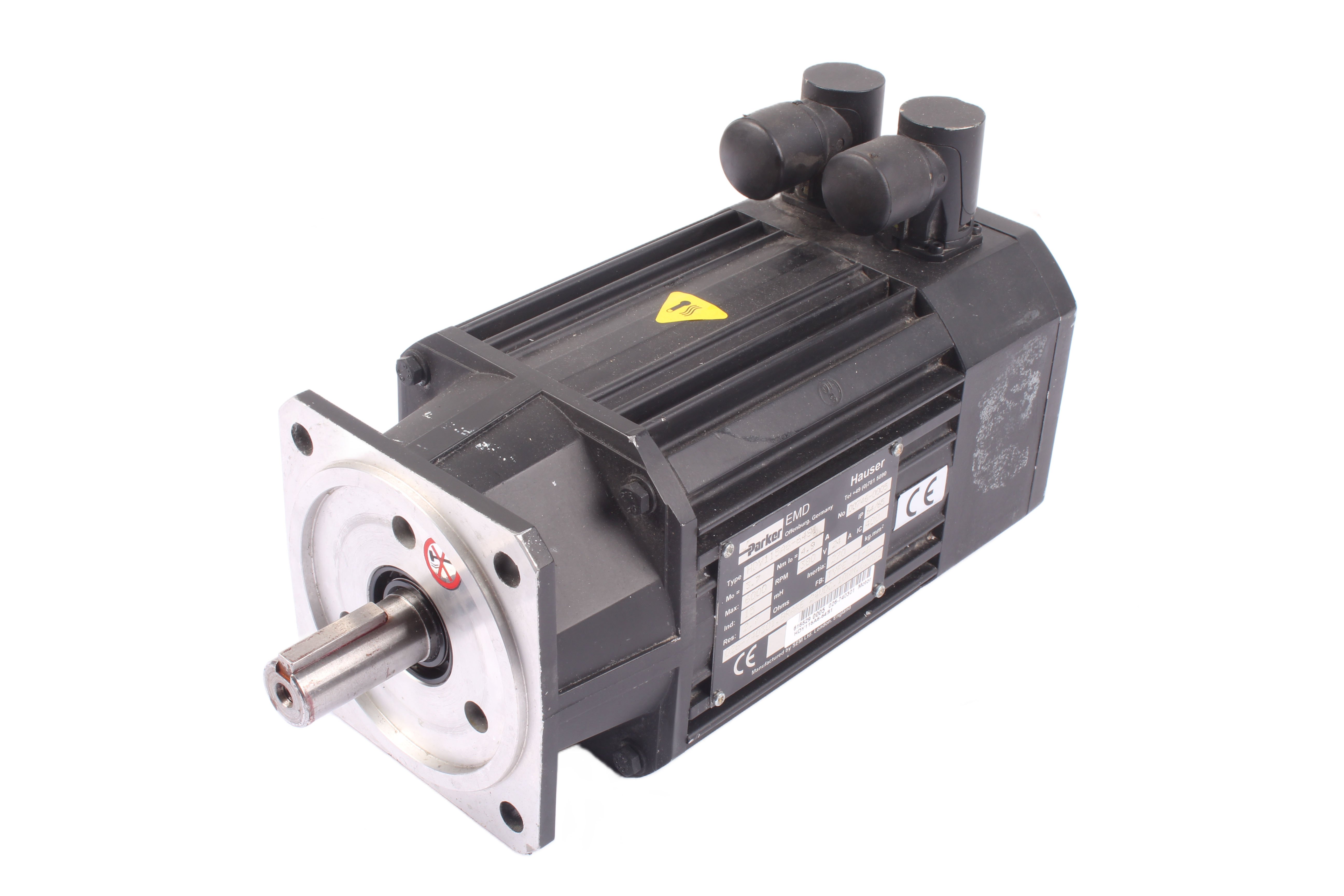 PARKER HDY115A6-64S1 SERVOMOTOR 380V 4.9A 3.7 NM 