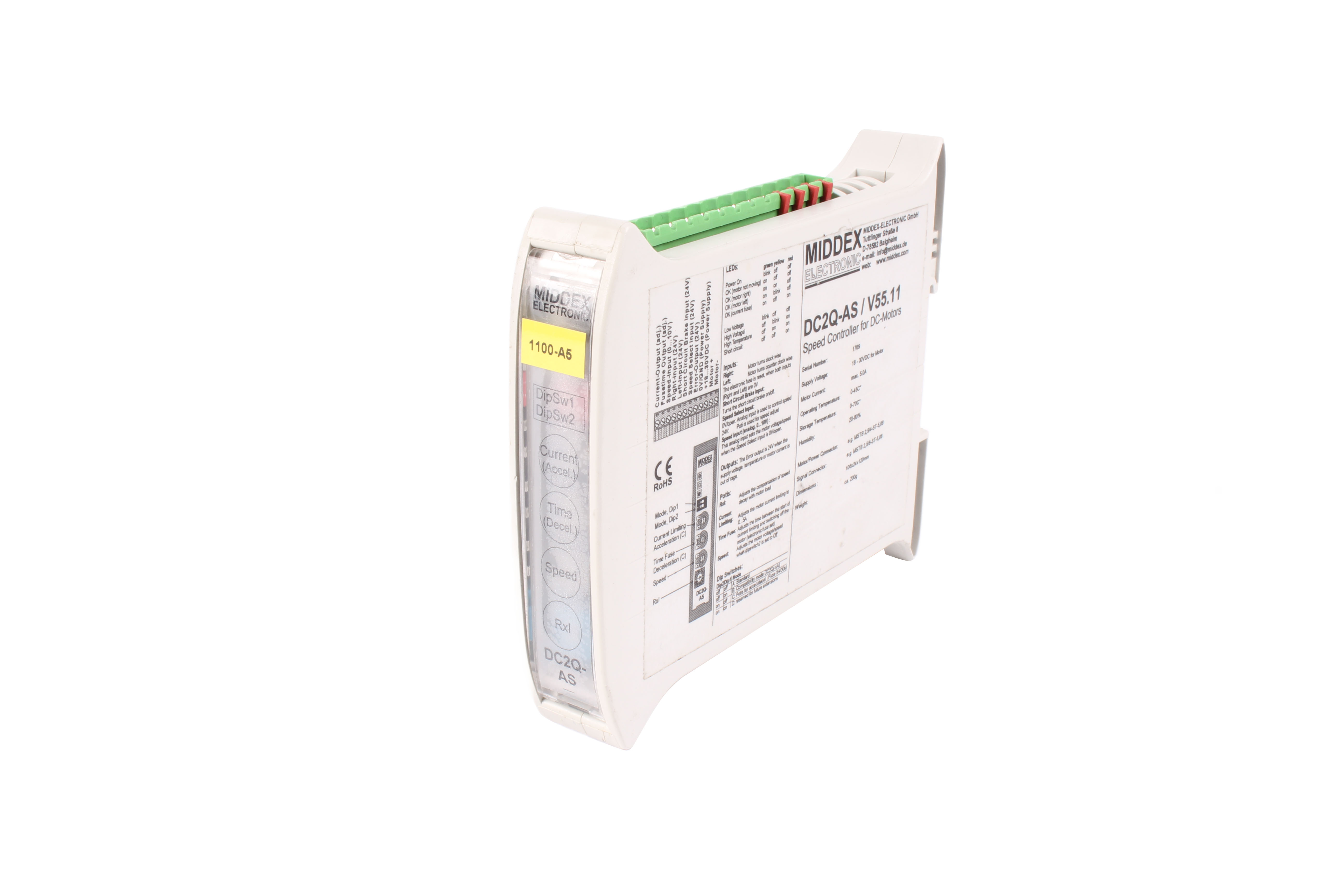 MIDDEX ELECTRONIC DC2Q-AS / V55.11 PRZEKAŹNIK BEZPIECZEŃSTWA 