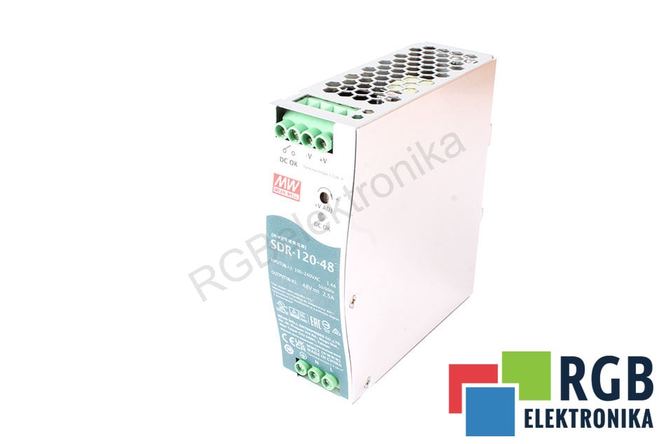SDR-120-48 MEAN WELL ZASILACZ DIN AC/DC 120W