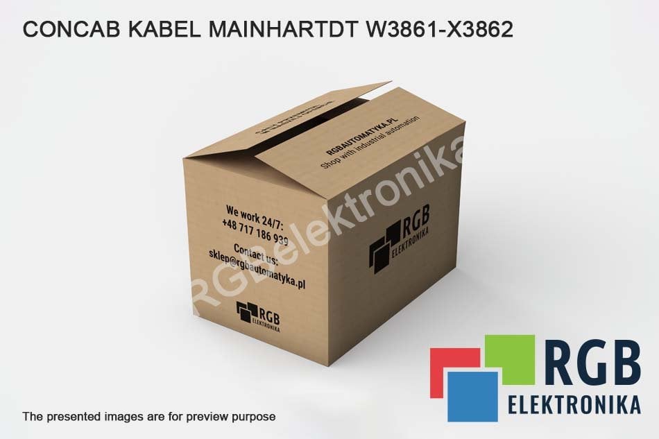 CONCAB KABEL MAINHARTDT W3861-X3862