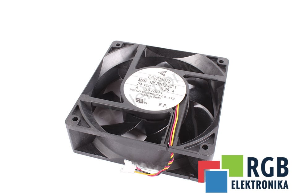 MELCO TECHNOREX MMF-12F24DS-CP1 24VDC 120X120X38MM WENTYLATOR OSIOWY 
