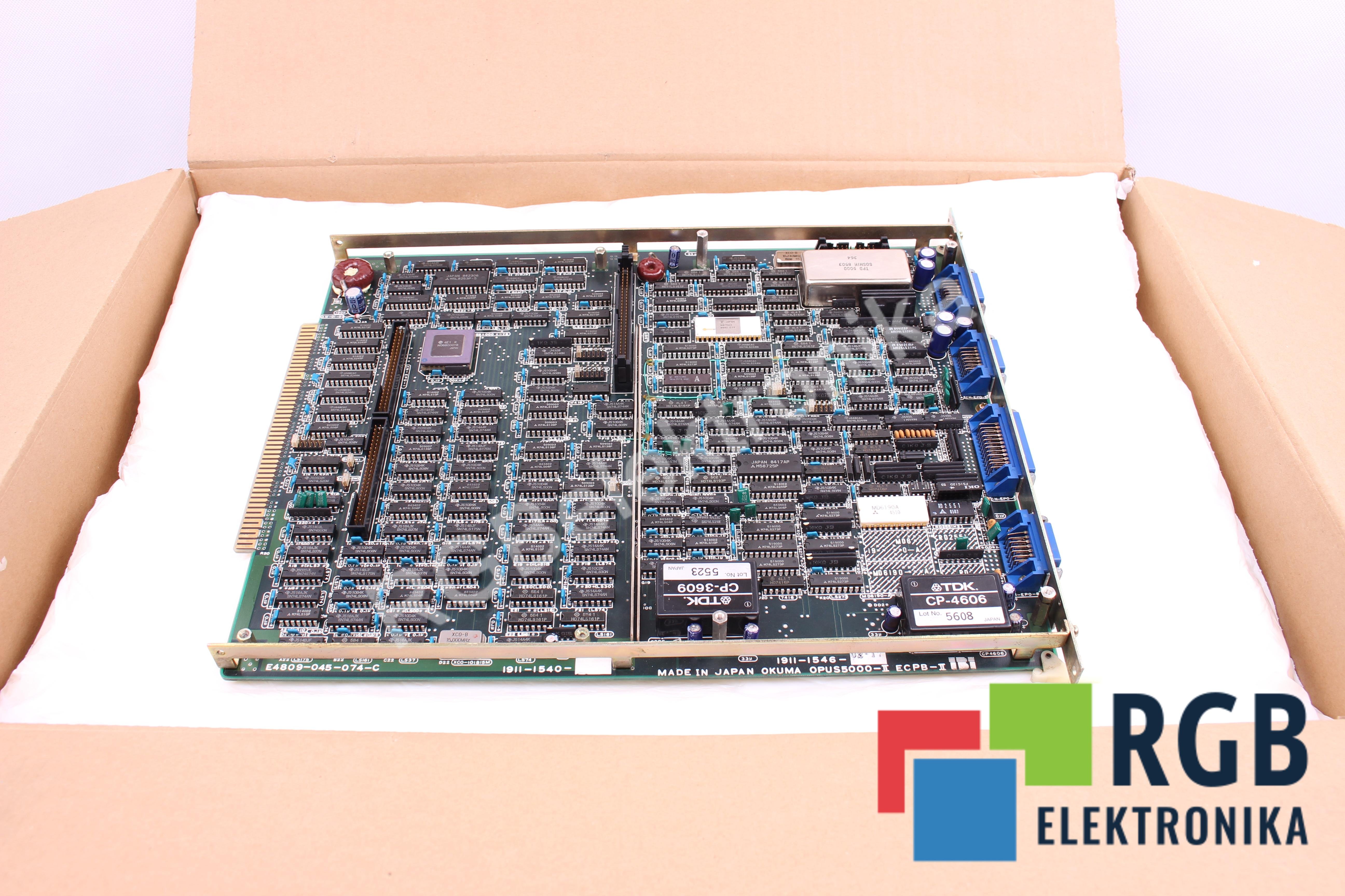 ECPB-II E4809-045-074-C 1911-1540 1911-1546-02-17 OPUS 5000-II OKUMA