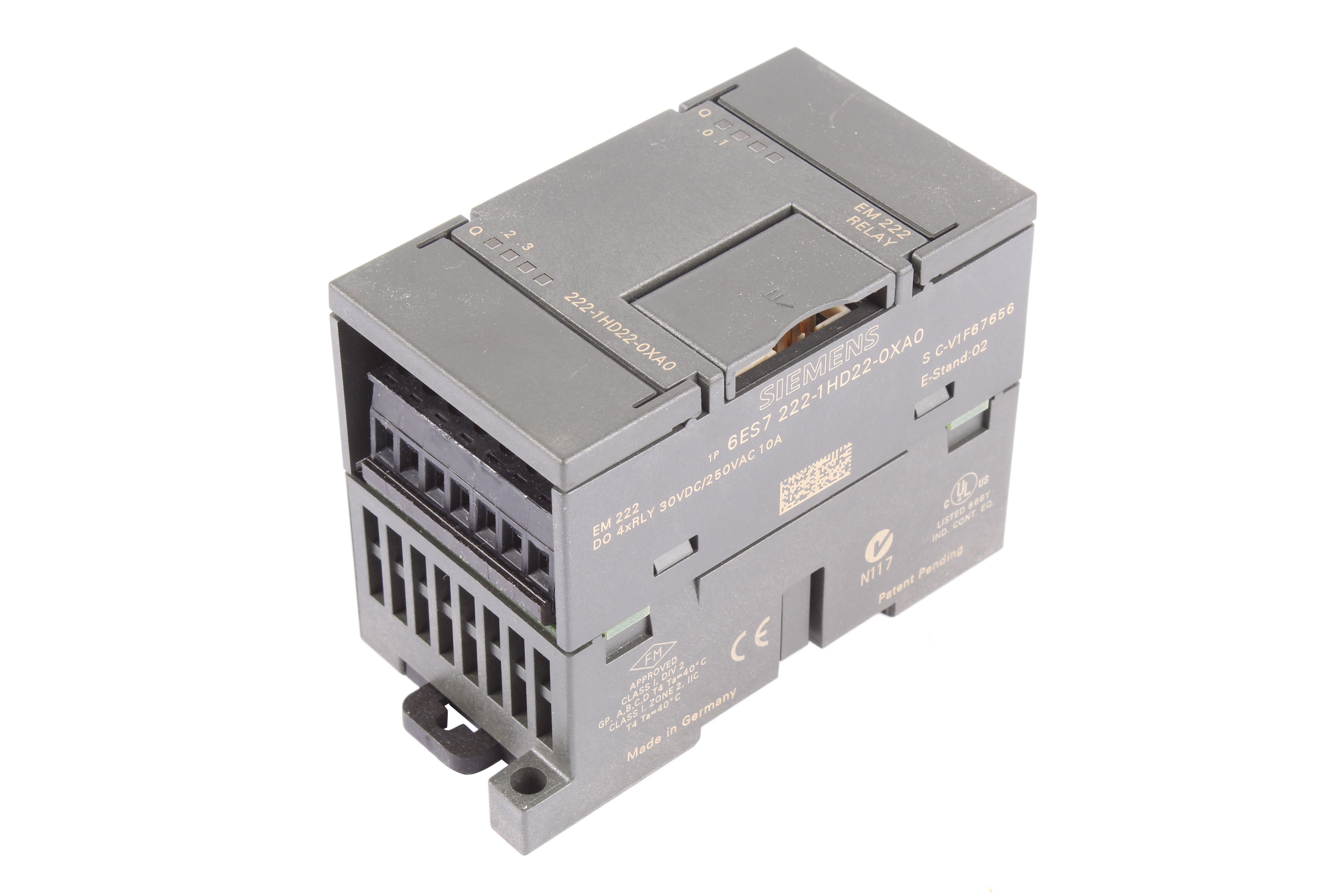 SIEMENS 6ES7222-1HD22-0XA0 CPU MODULE 