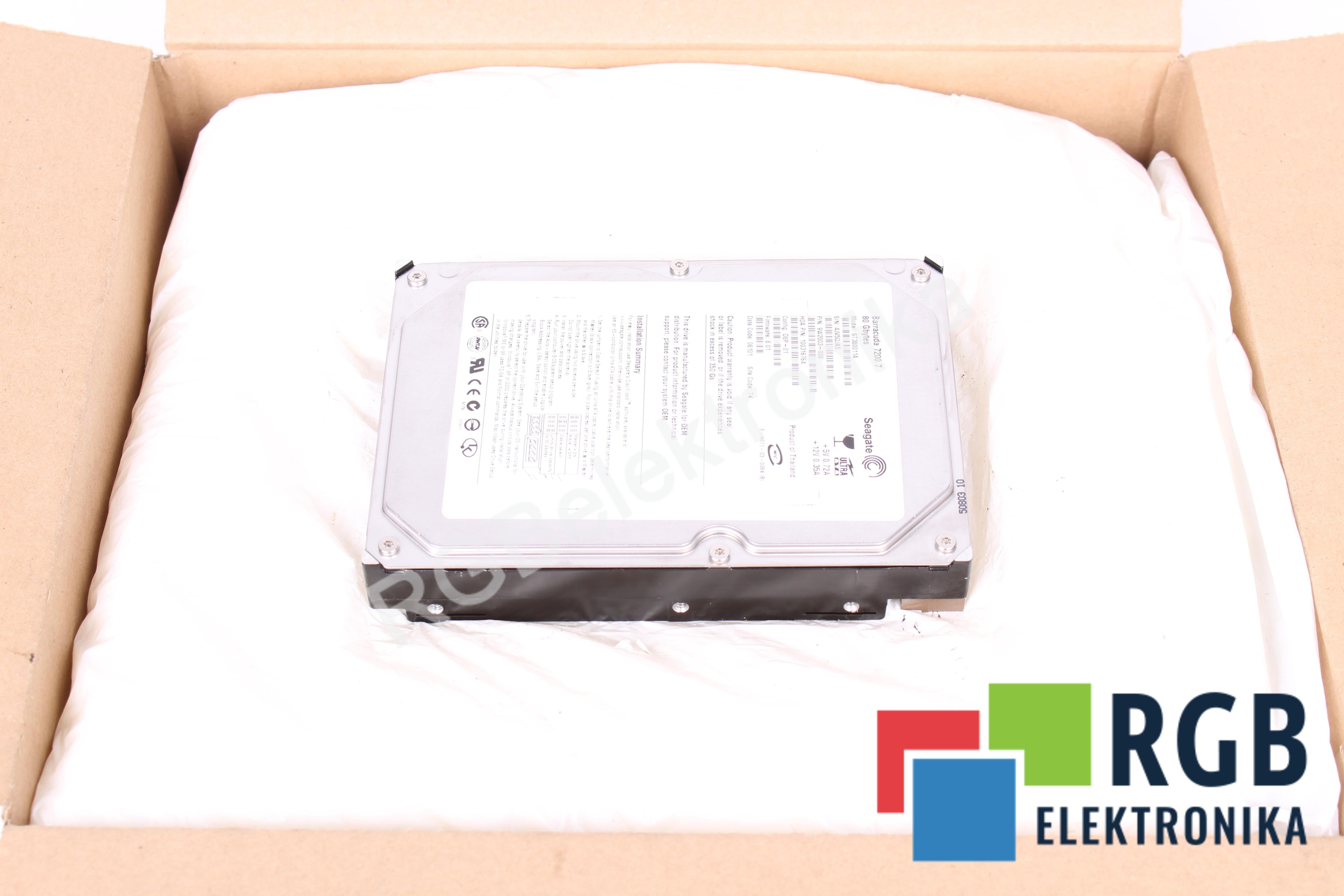 DYSK TWARDY 3.5" ST380011A BARRACUDA 7200.7 80GB ATA 8.01 SEAGATE