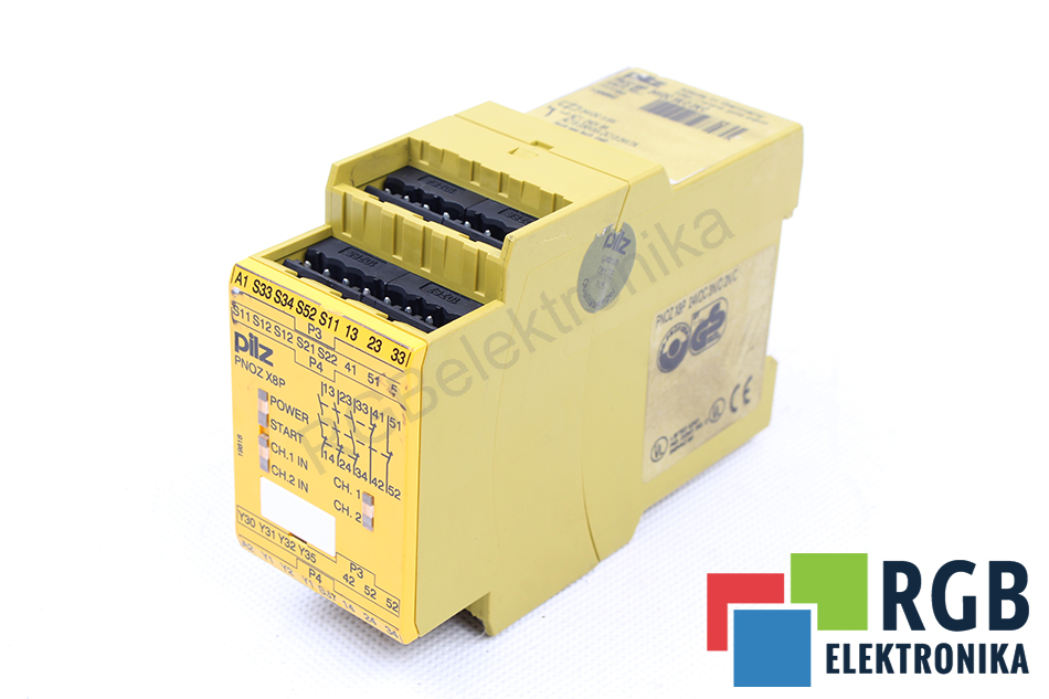 PILZ PNOZX8P 777760 SAFETY RELAY 