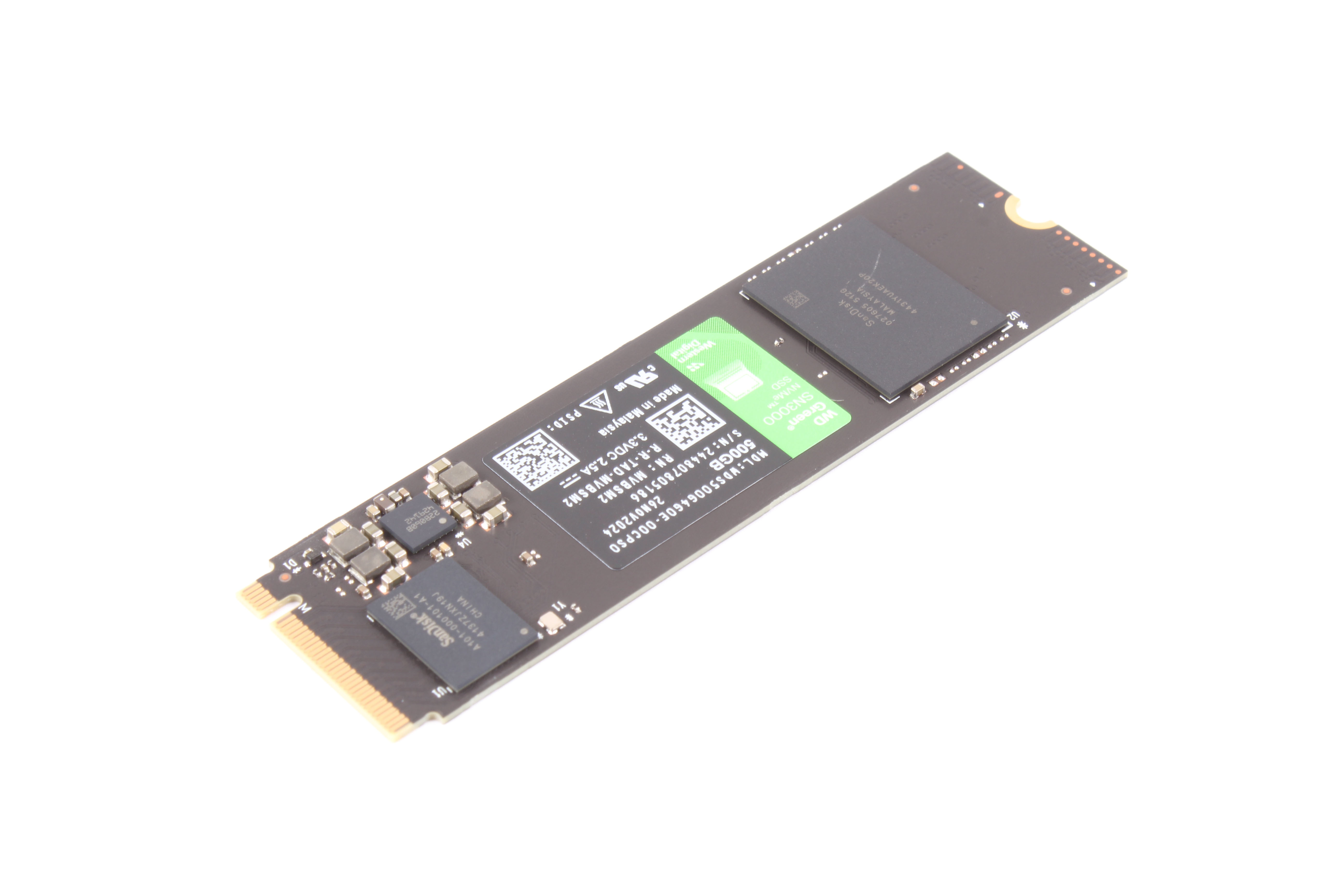 WD SN3000 NVME 500GB SDD 