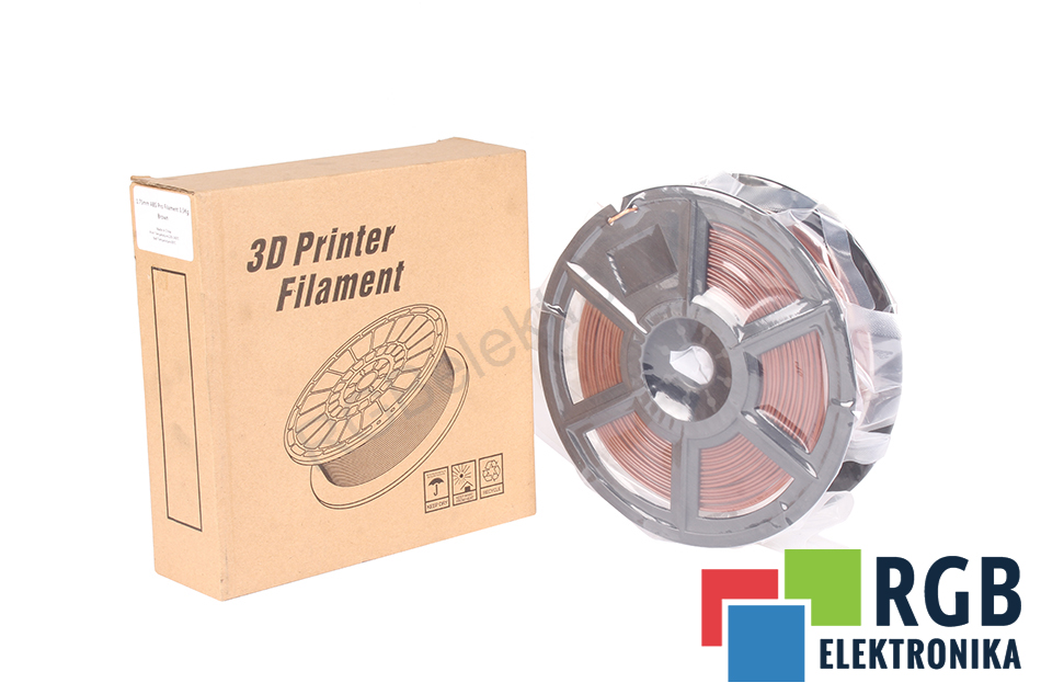 FLASHFORGE PLA HIGH SPEED 1,75MM BRĄZOWY ABS PRO 0.5KG FILAMENT 180 MM 50 MM 45 MM 