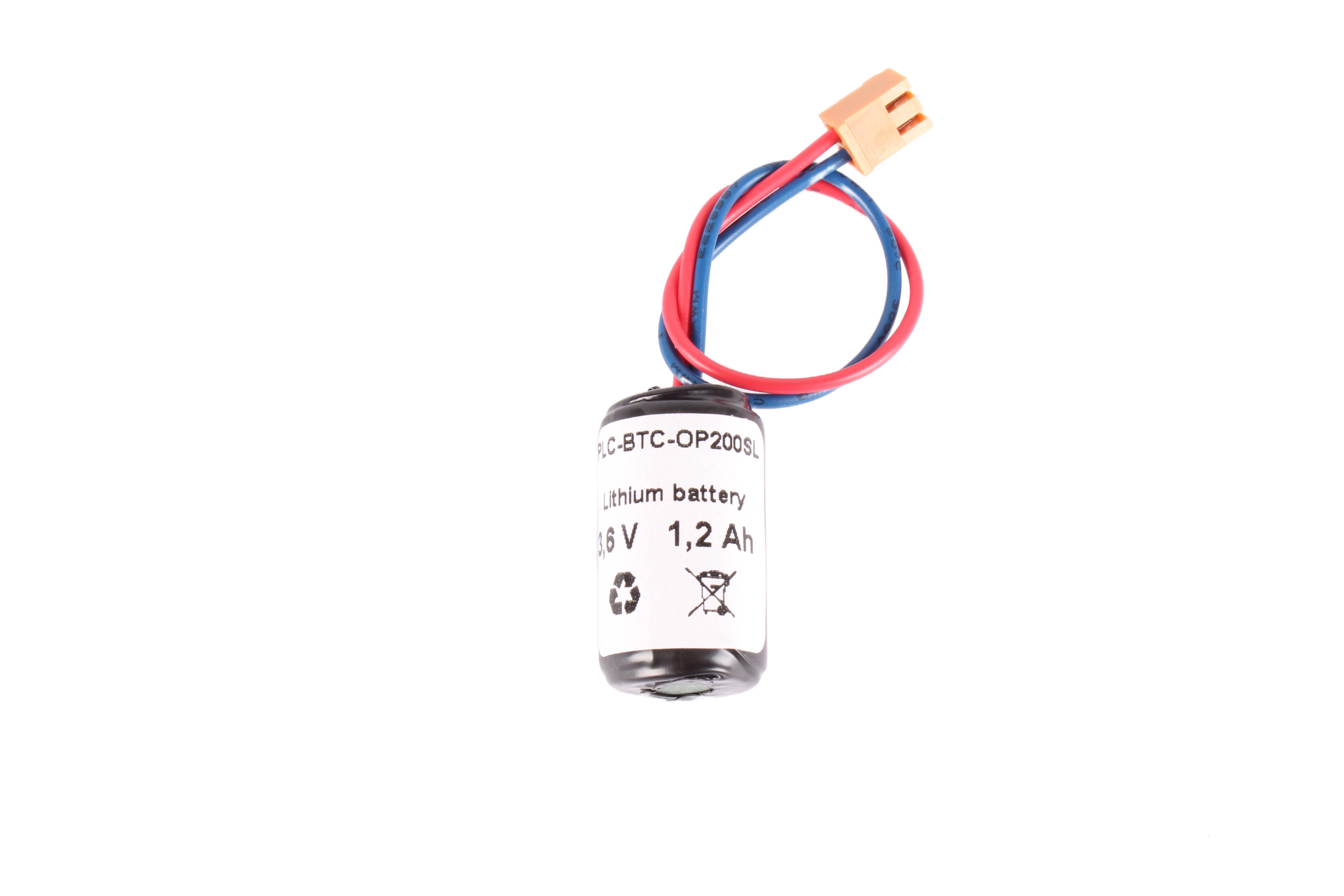 BATTERIE FÜR BTC-OP200SL PLC-BTC-OP200SL 3.6V 1200 MAH ERSATZ