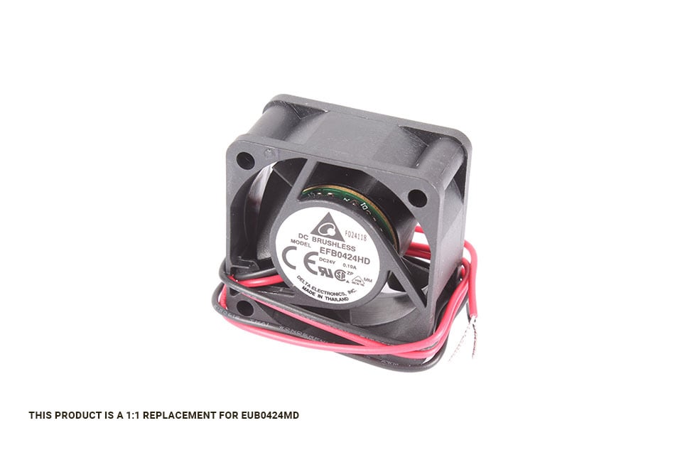 DELTA EFB0424HD 40X40X20MM 24VDC 0.10A WENTYLATOR OSIOWY 24V 0.10A 40 MM 20 MM 40 MM 