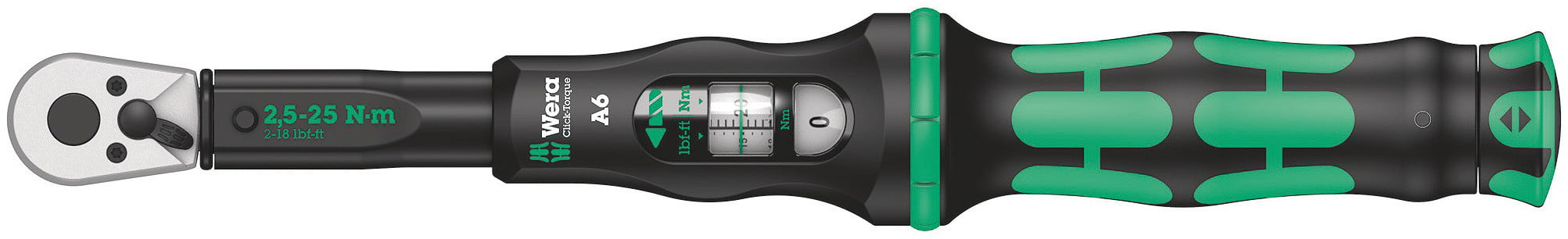WERA 05075605001 CLICK-TORQUE A 6 KLUCZ DYNAMOMETRYCZNY Z GRZECHOTKĄ DWUKIERUNKOWĄ 