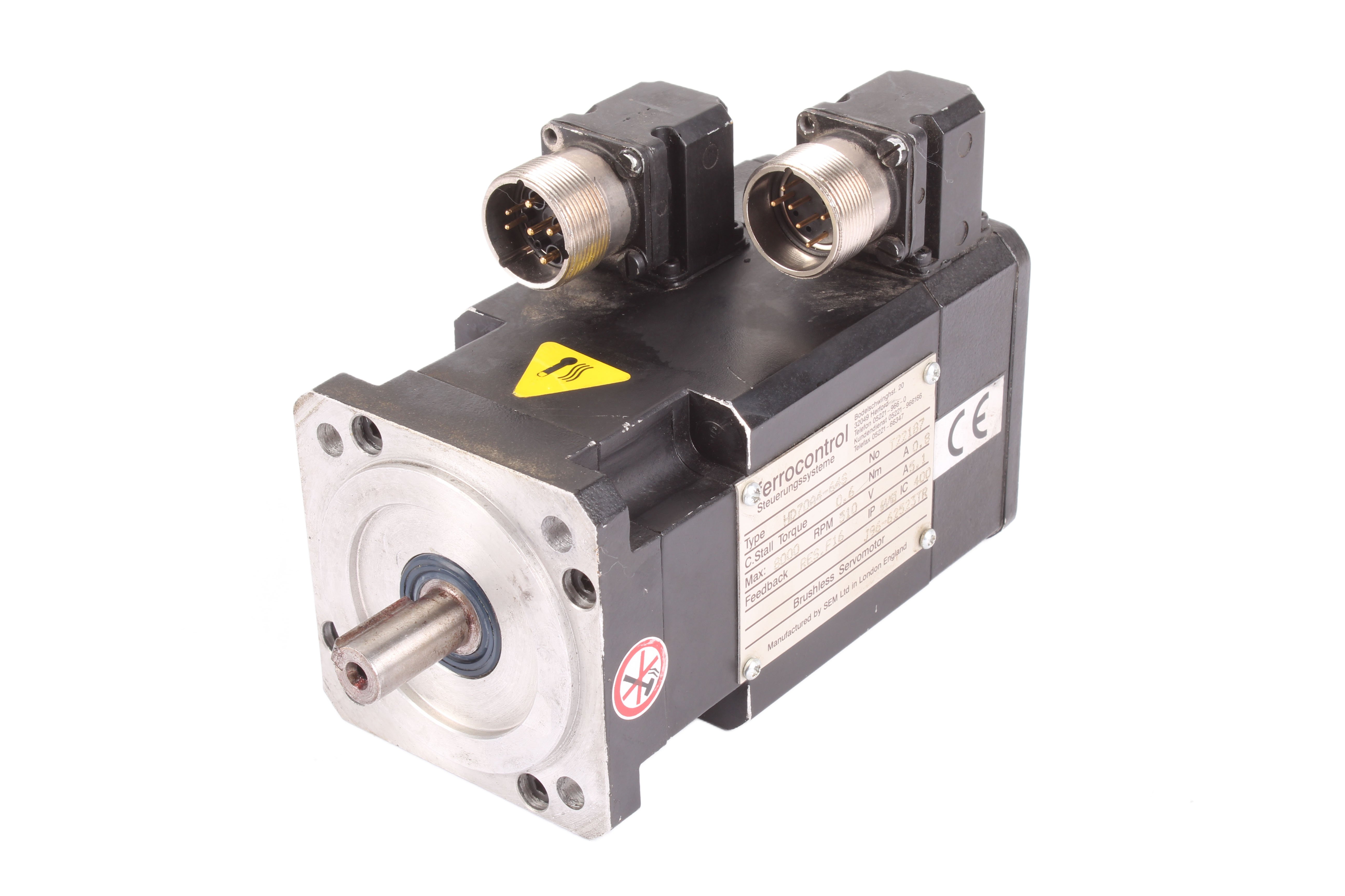 FERROCONTROL HD70A4-64S SERVOMOTEUR 510V 5.1A 8000 OBR/MIN 