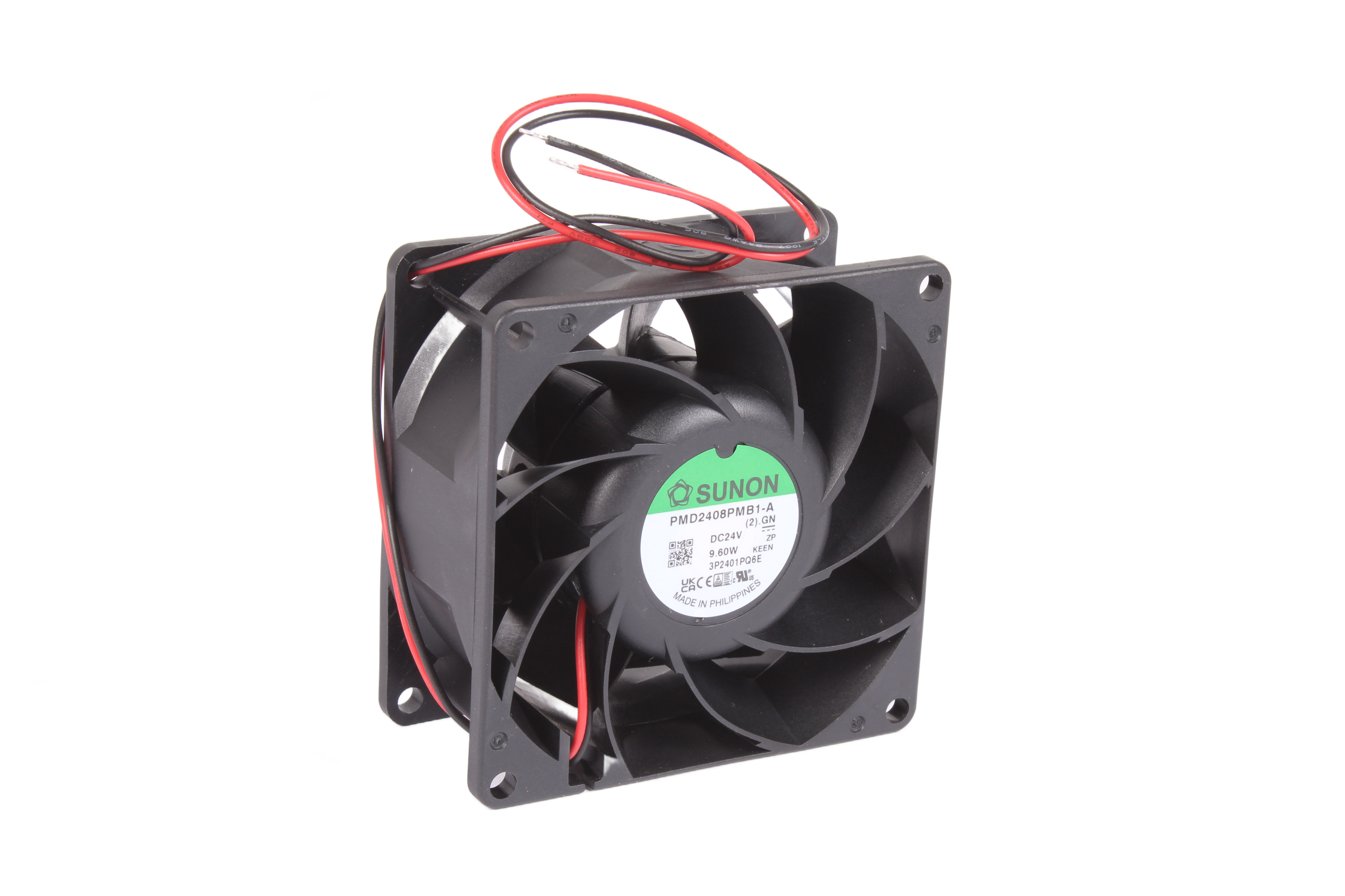 SUNON PMD2408PMB1-A(2).GN 24VDC 80X80X38MM AXIALGEBLÄSE 24V 80 MM 38 MM 80 MM 