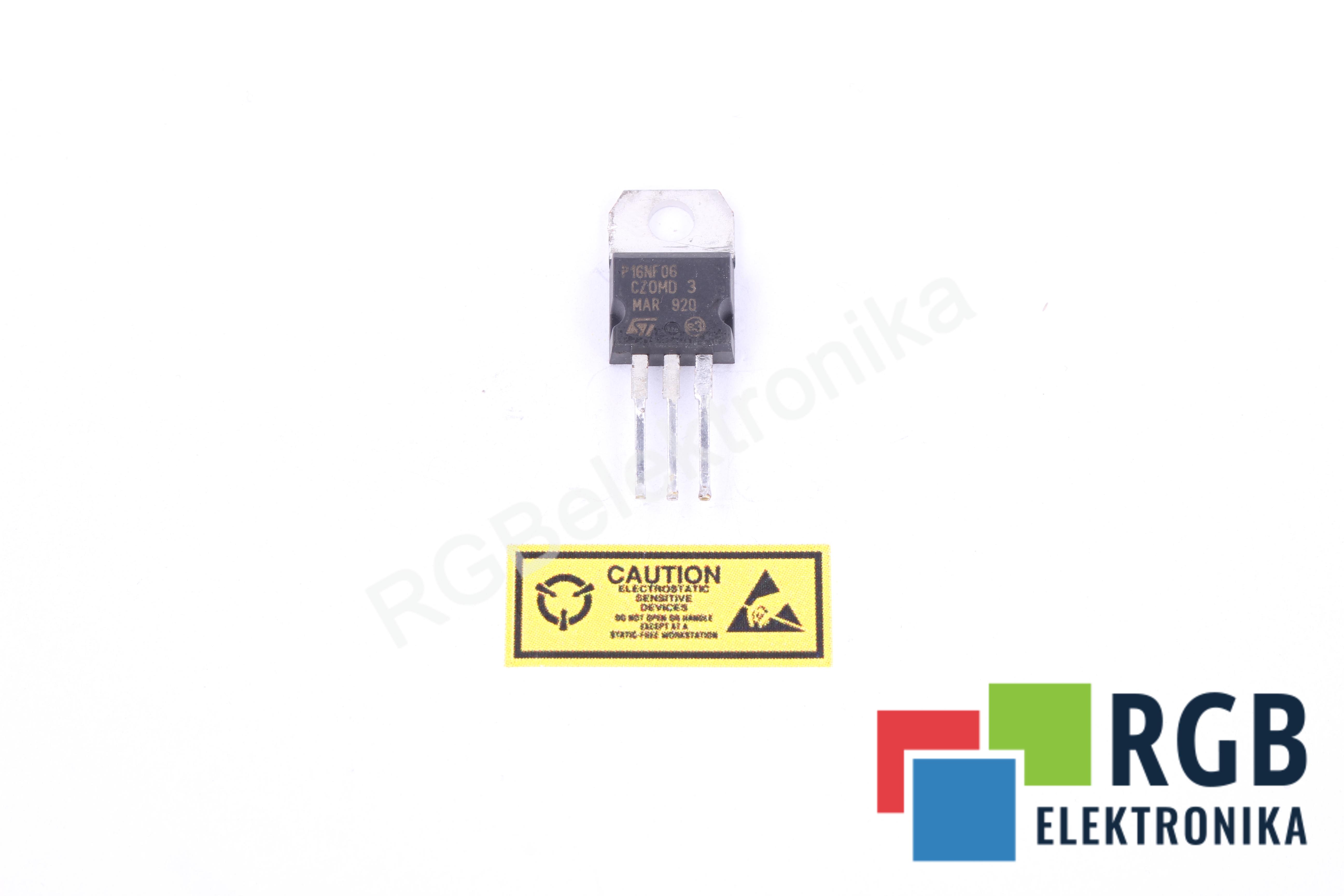TRANZYSTOR MOCY MOSFET P16NF06 16A 60V TO-220 THT ST MICROELECTRONICS
