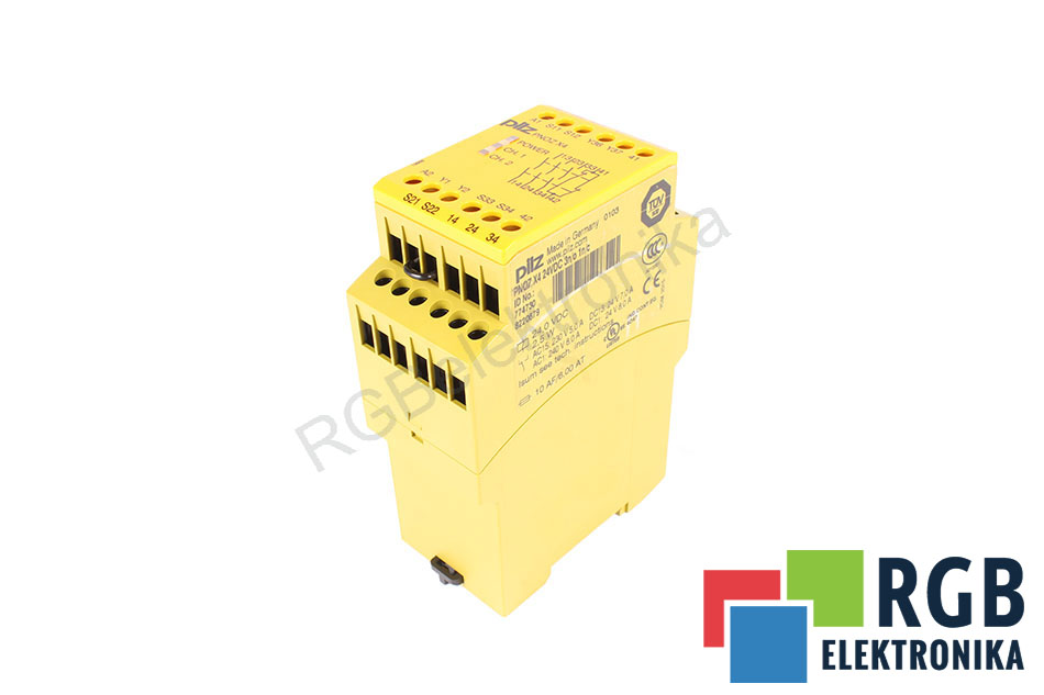 PILZ PNOZX4 24VDC 3N/O1N/C SAFETY RELAY
