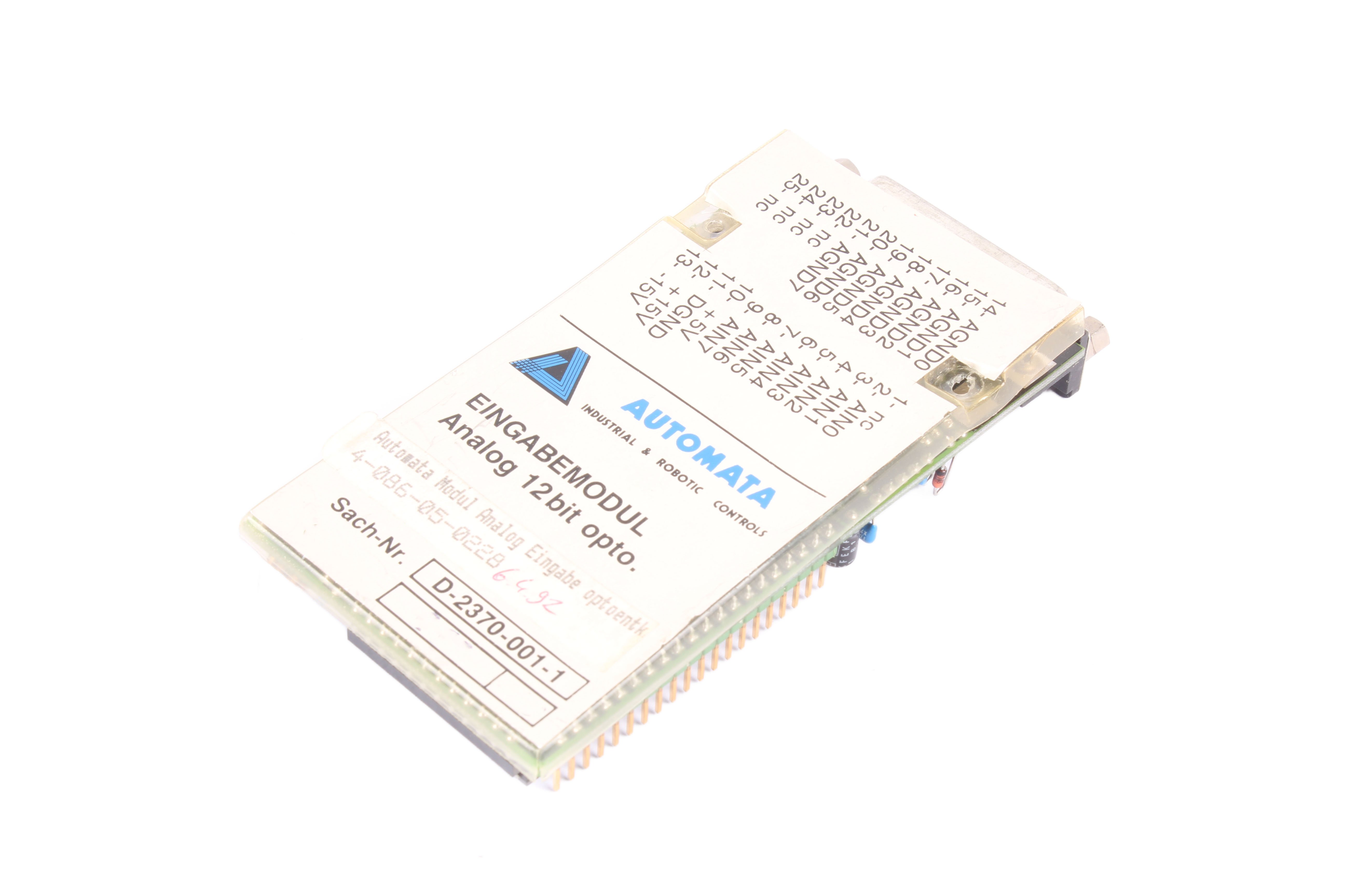 AUTOMATA D-237-001-1 PLC-BAUGRUPPEN 