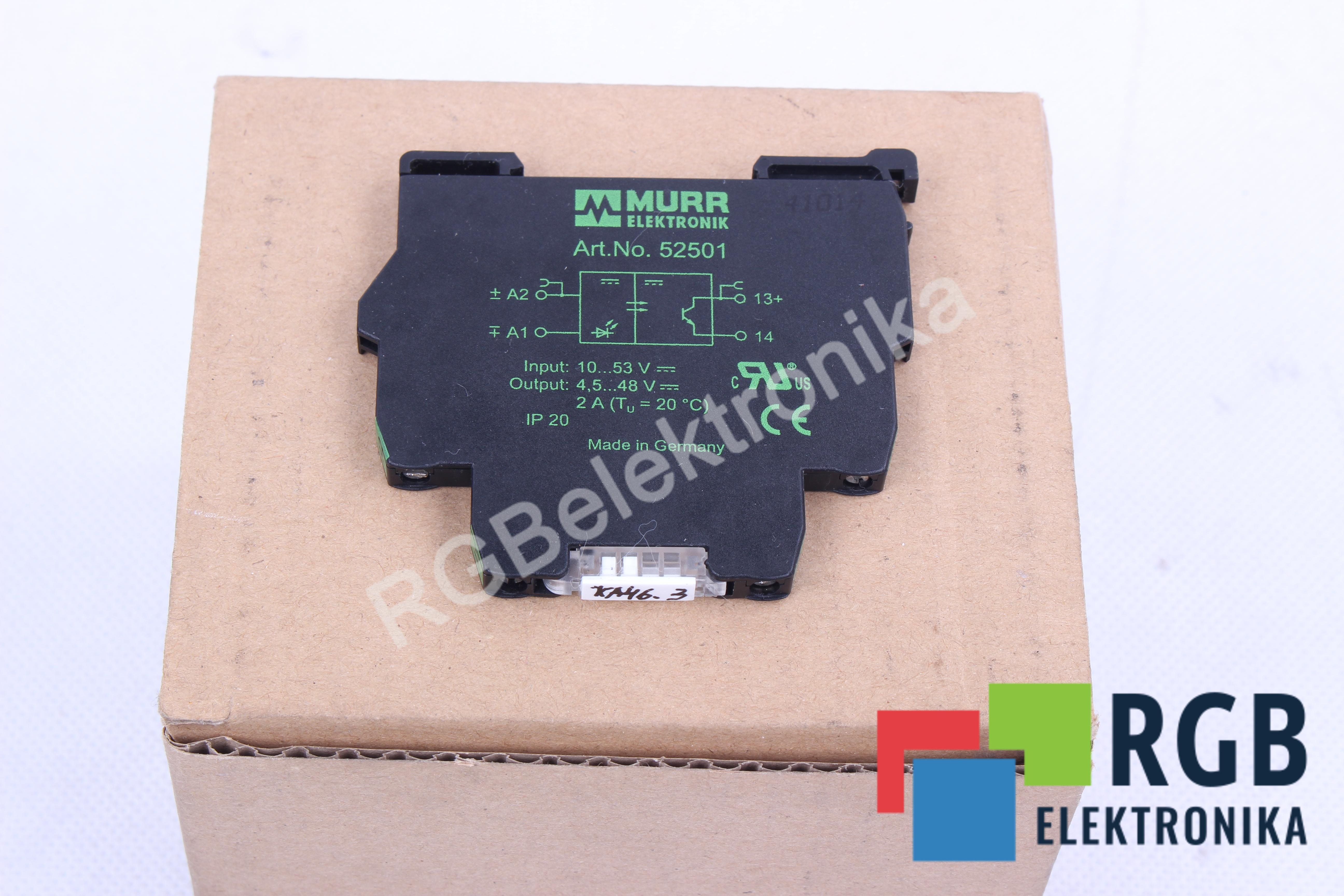 PRZEKAŹNIK NA SZYNĘ ART.NO.52501 MURR ELEKTRONIK