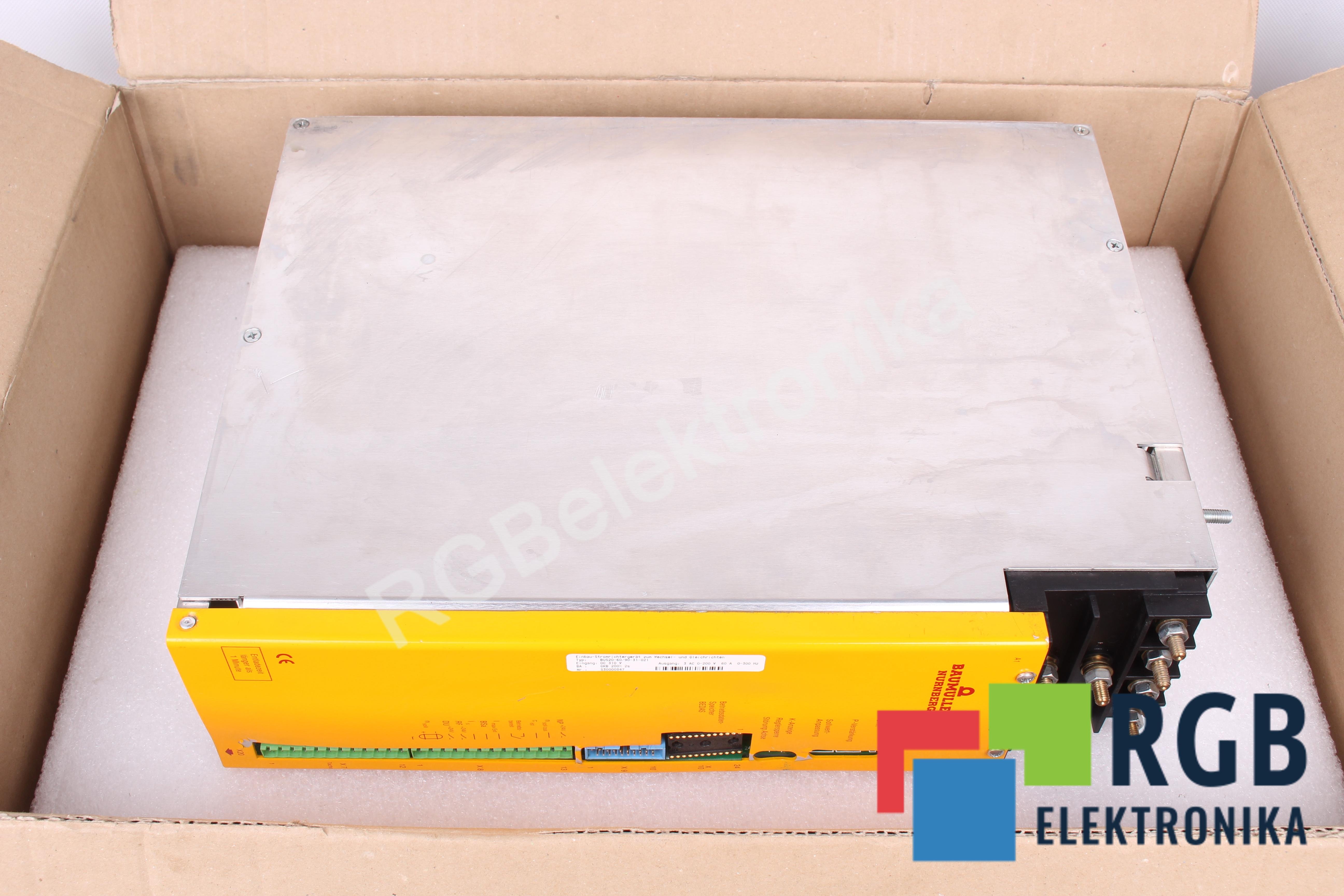 BUS20-60/90-31-021 0-200V 60A BAUMULLER