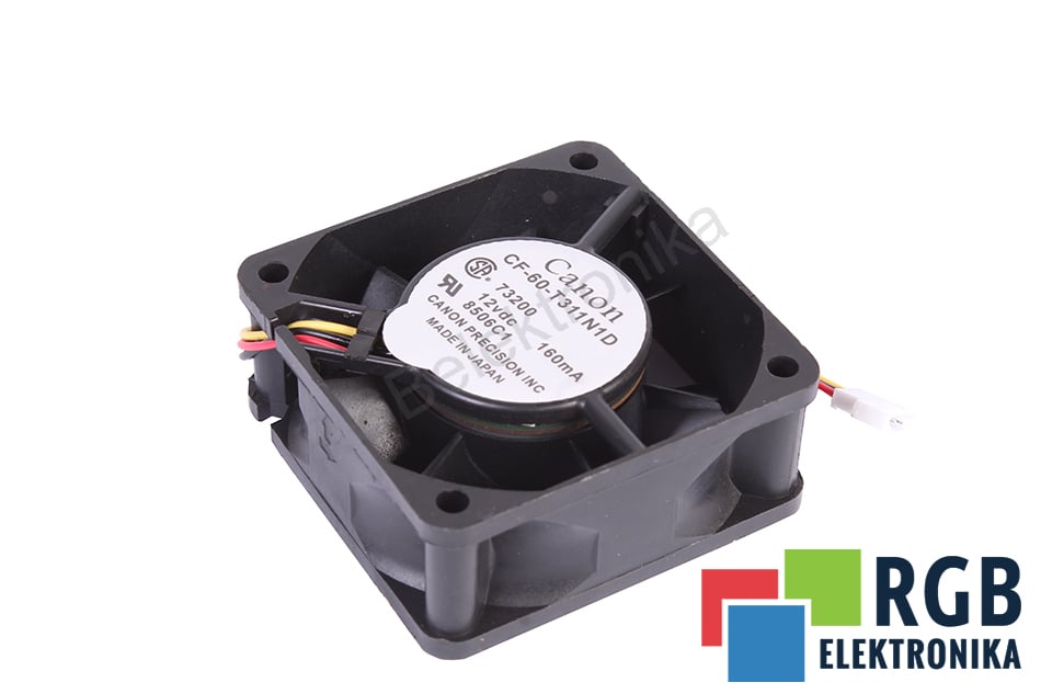CANON CF-60-T311N1D 12VDC 60X60X25MM WENTYLATOR OSIOWY 12V 0.16A 60 MM 25 MM 60 MM 