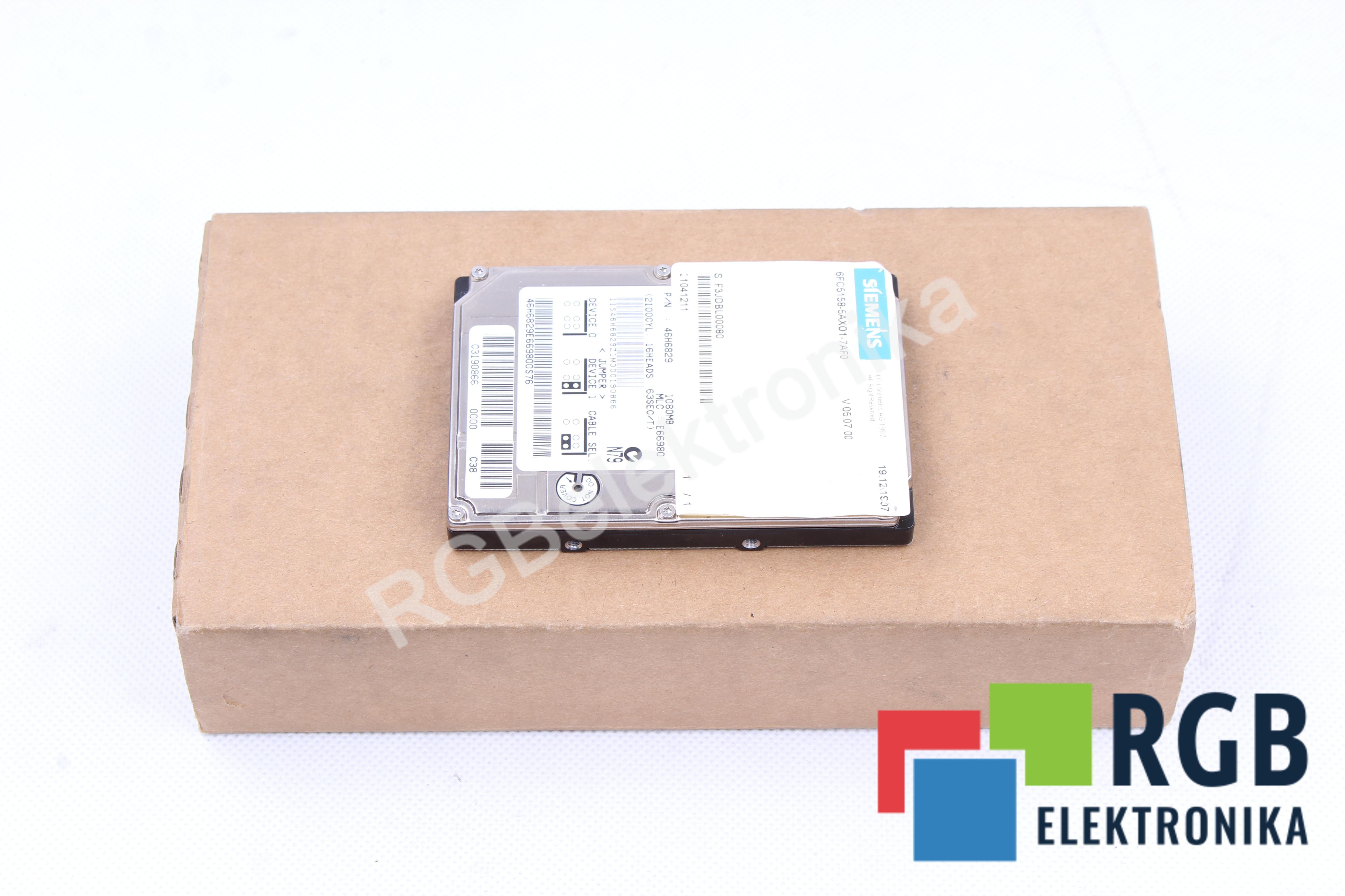 HARD DISK DRIVE 6FC5158-5AX01-7AF0 SIEMENS