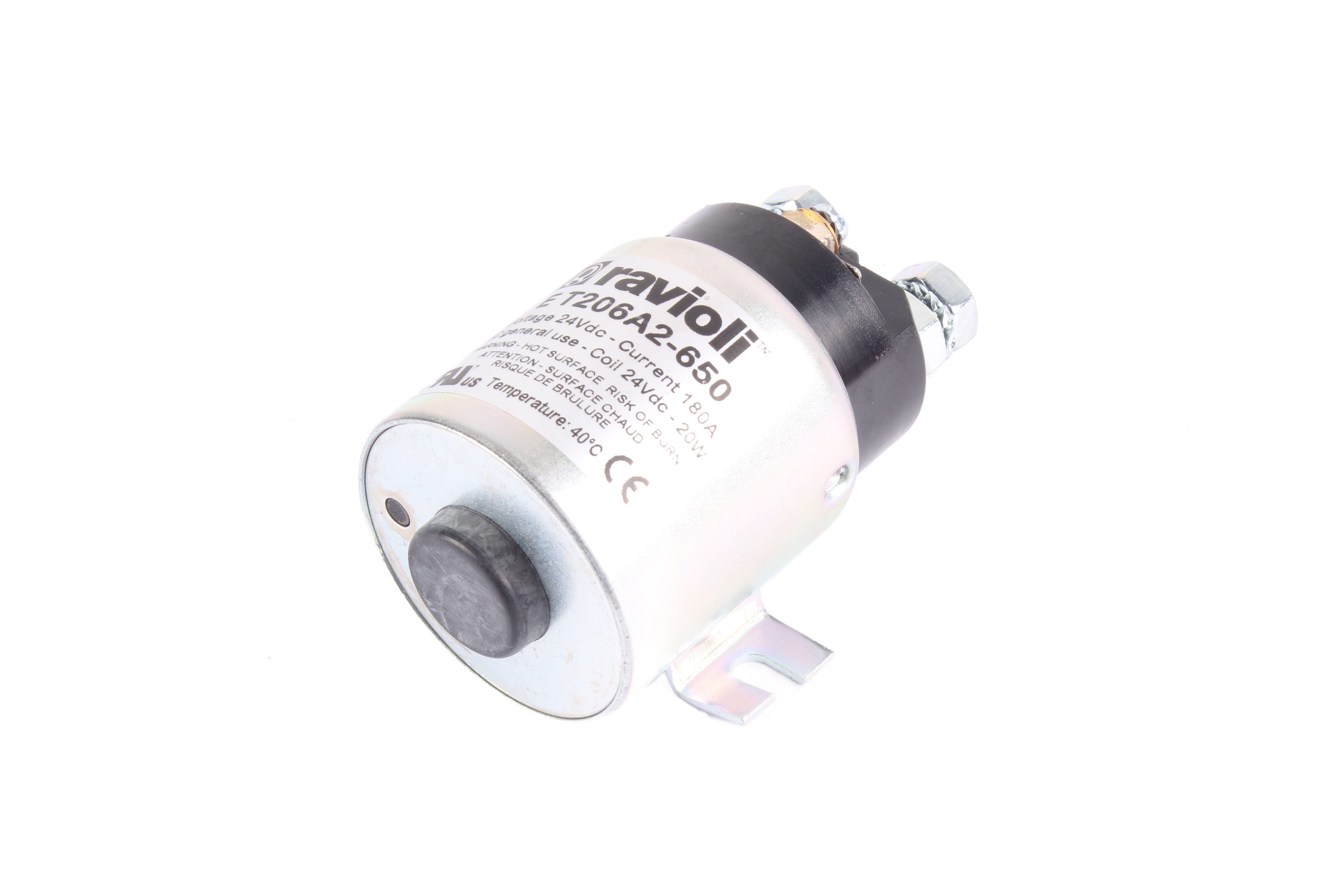 RAVIOLI ET206A2-650 CONTACTOR T206 1NO 80% 24 V DC PRZEKAŹNIK 24V 180A 
