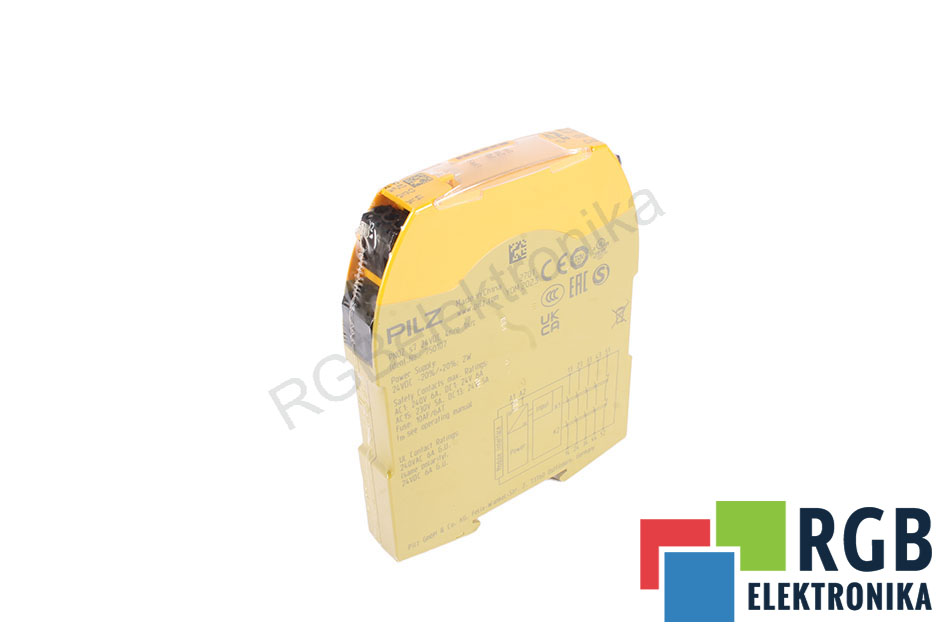 PILZ PNOZ S7 24VDC 4 N/O 1 N/C 750107 SAFETY RELAY 