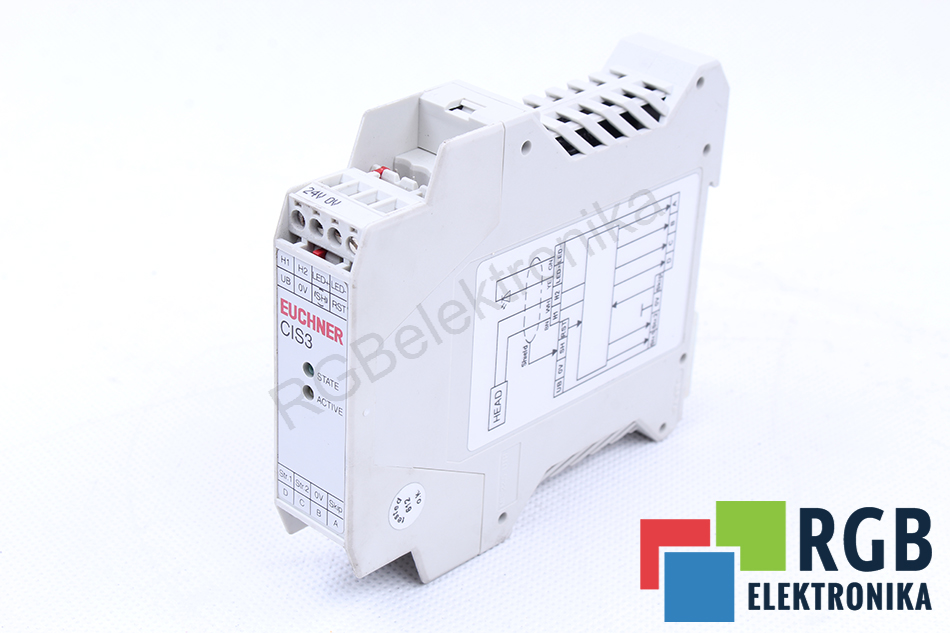 PRZEKAŹNIK BEPIECZEŃSTWA CIA3PL1G08 091875 24VDC EUCHNER