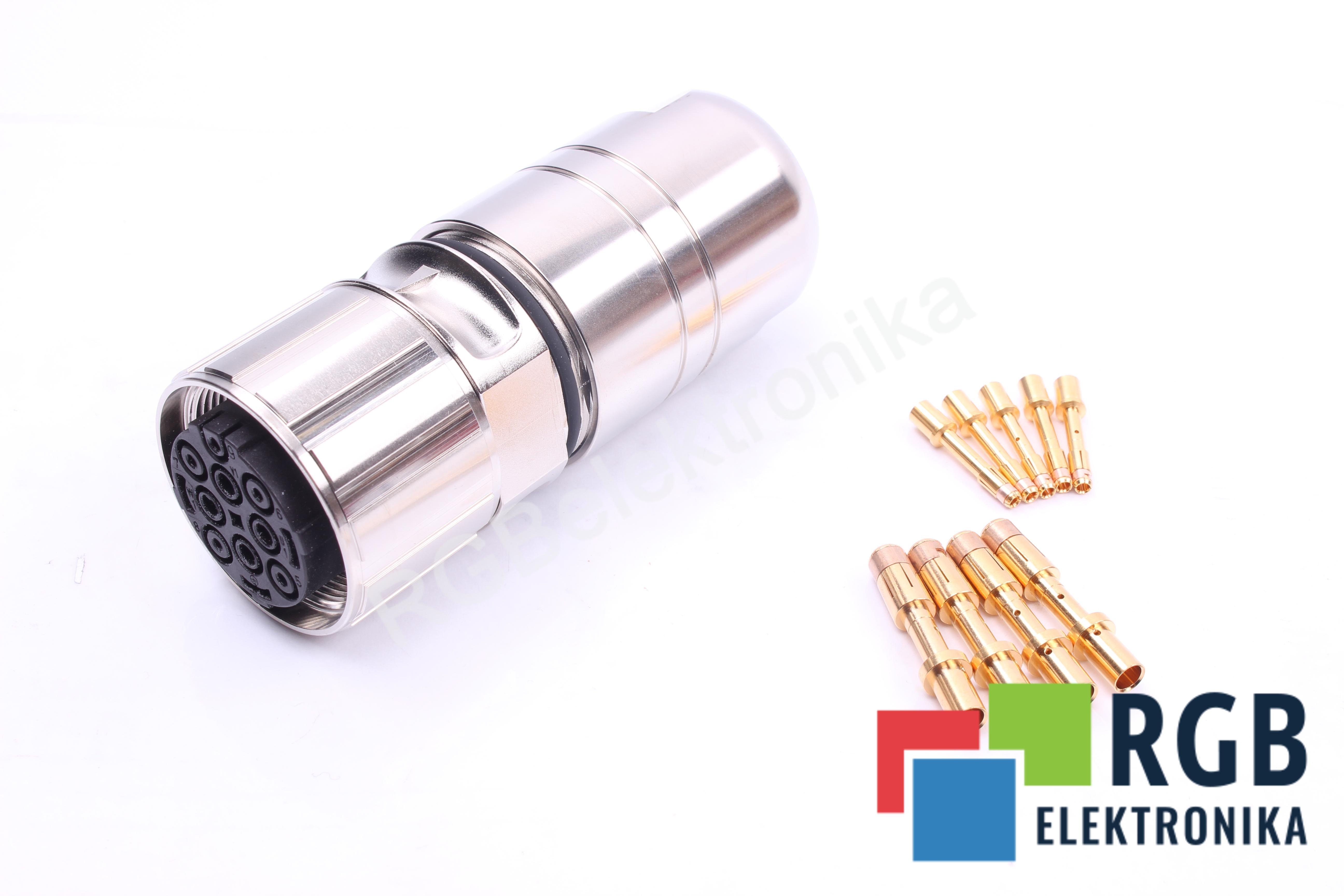 NEW CONNECTOR FOR ENCODER 8PIN RGS1201/C04 R911308582 BOSCH REXROTH