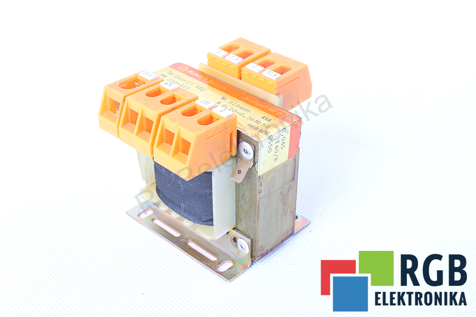 TRANSFORMER ER2627 NEU PRI 220-415V SEC 17,5V 1.25A BURKLE SCHOCK