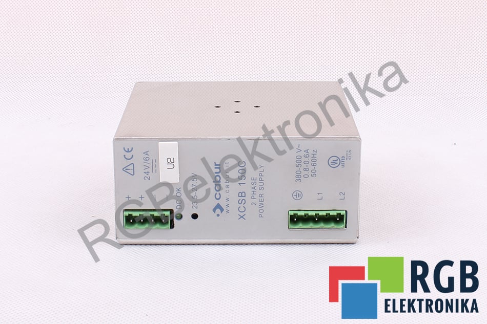 XCSB 150C XCSB150C 24VDC 6A 380-500VAC 0.8-0.6A 2 PHASE POWER SUPPLY CABUR