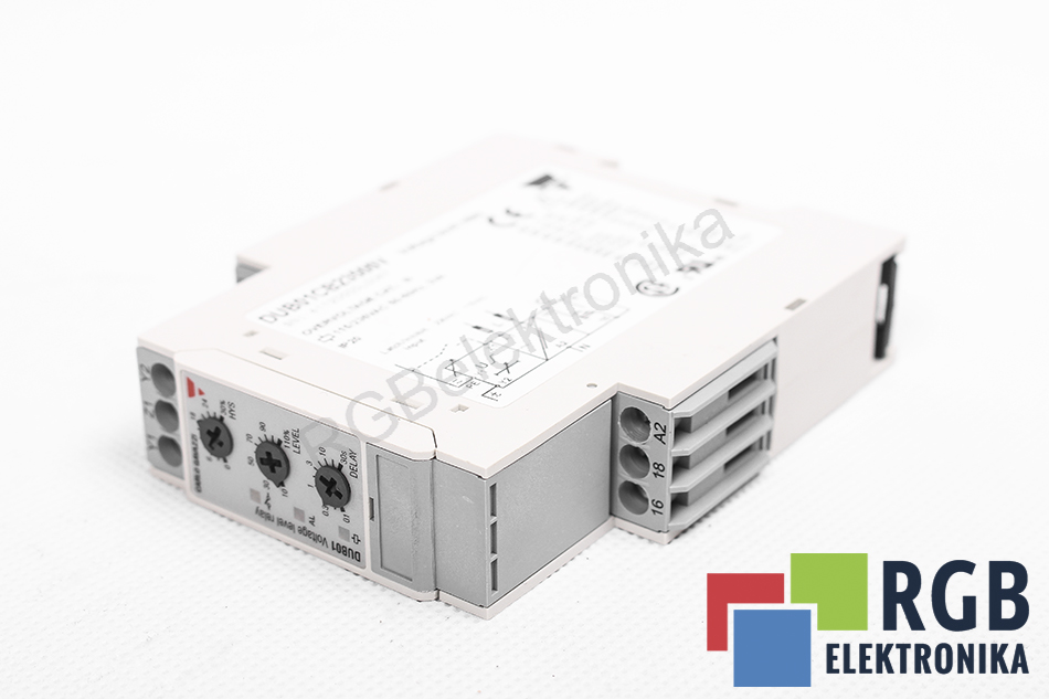 NOWY DUB01CB23500V 115/230VAC 3VA VOLTAGE LEVEL RELAY CARLO GAVAZZI