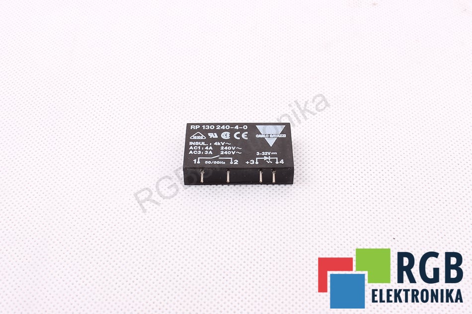 NOWY RP 130 240-4-0 4KVAC 240VAC 3-32VDC CARLO GAVAZZI