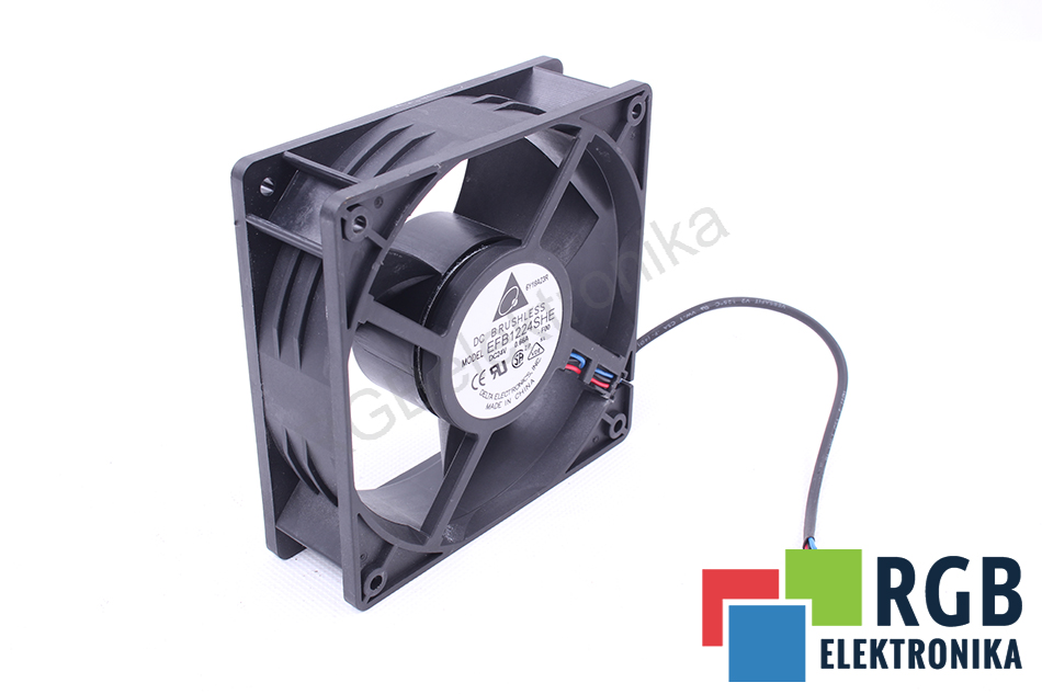 FAN EFB1224SHE 120X120X38MM 24VDC 0.66A DELTA ELECTRONICS