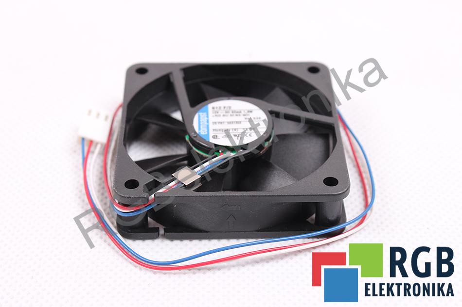 NOWY 612F/2 12VDC 82MA 1W 60X60X15MM WENTYLATOR EBMPAPST