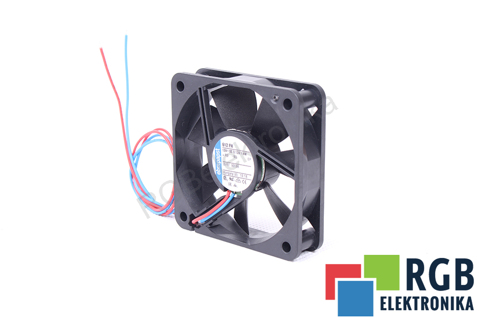 NOWY WENTYLATOR 612FH 60X60X15MM 12V 0.12A EBMPAPST