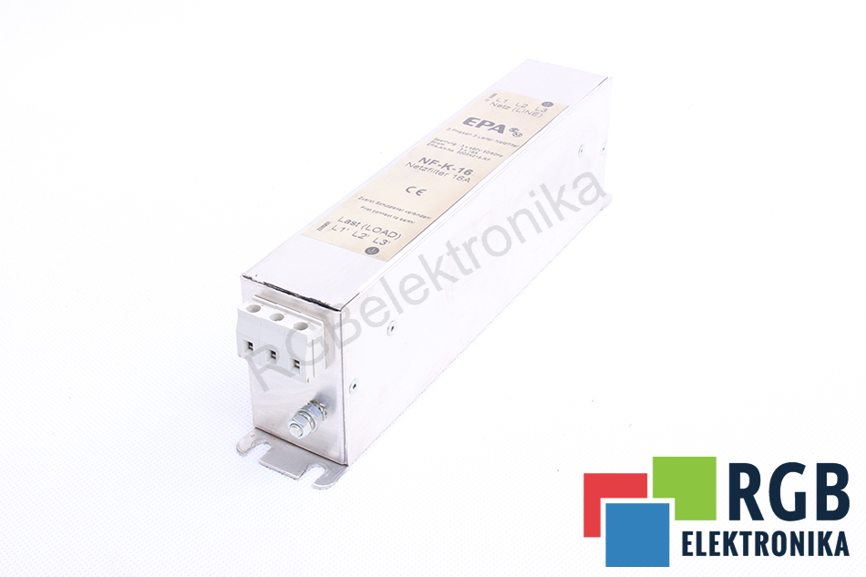 3-FAZOWY FILTR SIECIOWY NF-K-16 480VAC 16A EPA