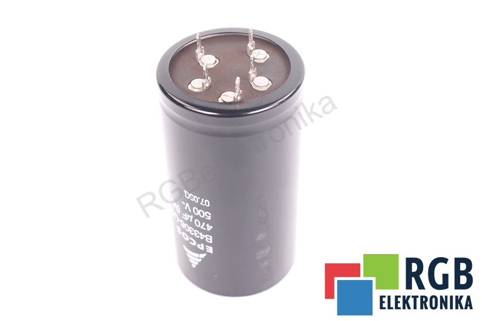 KONDENSATOR 470UF 500VDC B43306-U6477-M2 25/070/56 EPCOS