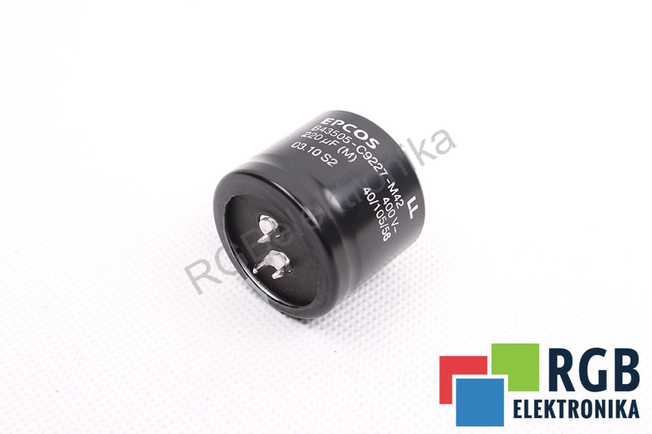 B43505-C9227-M42 220UF 400VDC KONDENSATOR EPCOS