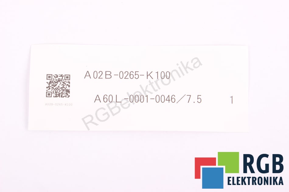 Fuses A02B-0265-K100 for Fanuc A60L-0001-0046/7.5 Fuse 
