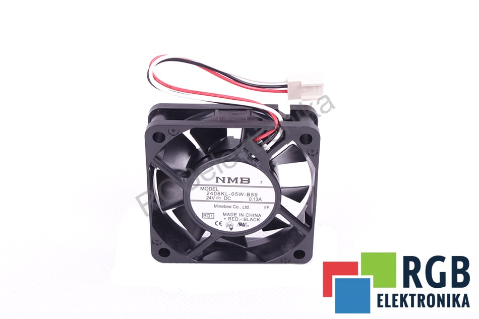 FANUC A90L-0001-0506#105 2406KL-05W-B59 NMB VENTILATORE ASSIALE 24V 0.13A 60 MM 15 MM 60 MM 