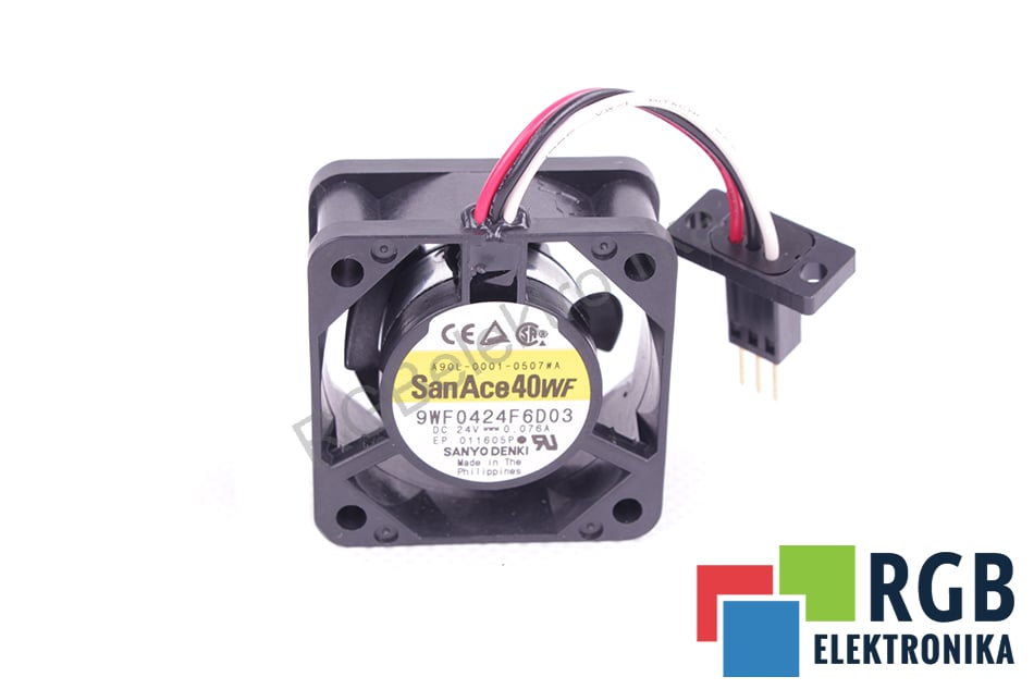 FANUC A90L-0001-0507#A VENTILATORE ASSIALE 24V 40 MM 20 MM 40 MM 